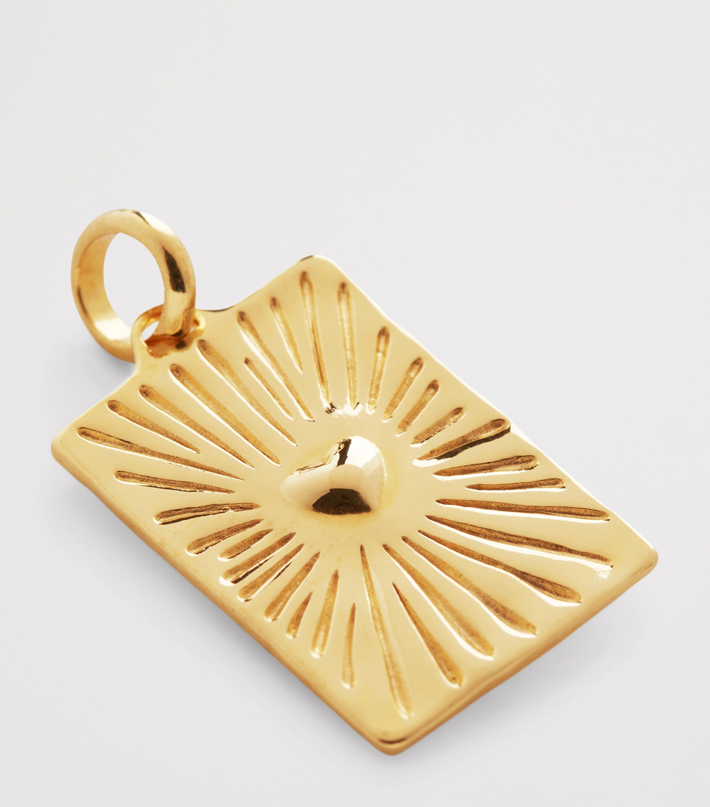 Monica Vinader Gold Vermeil Talisman Heart Charm Gold Vermeil Image 3
