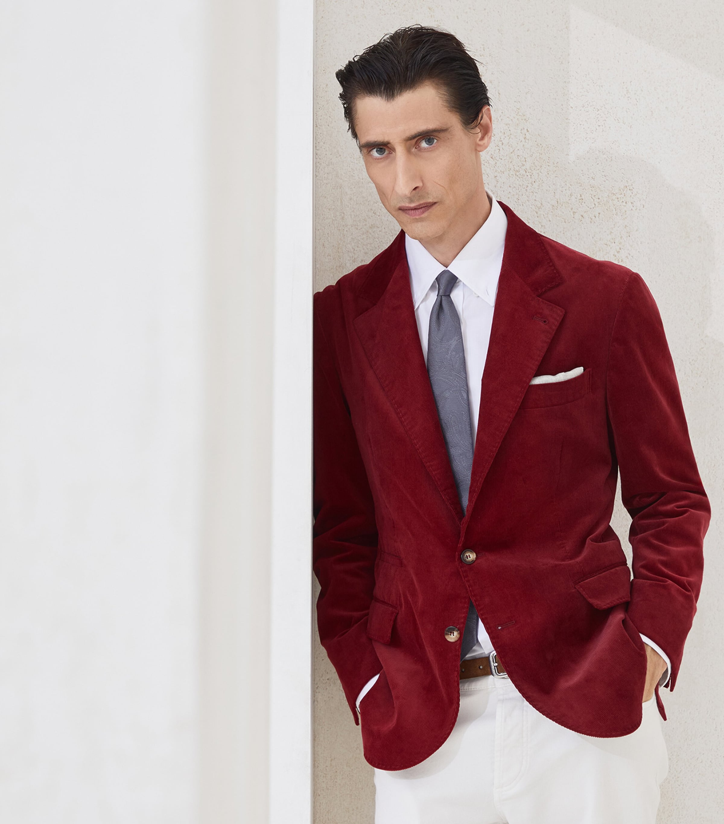 Sea Island Cotton-Corduroy Deconstructed Blazer C4506 Image 5