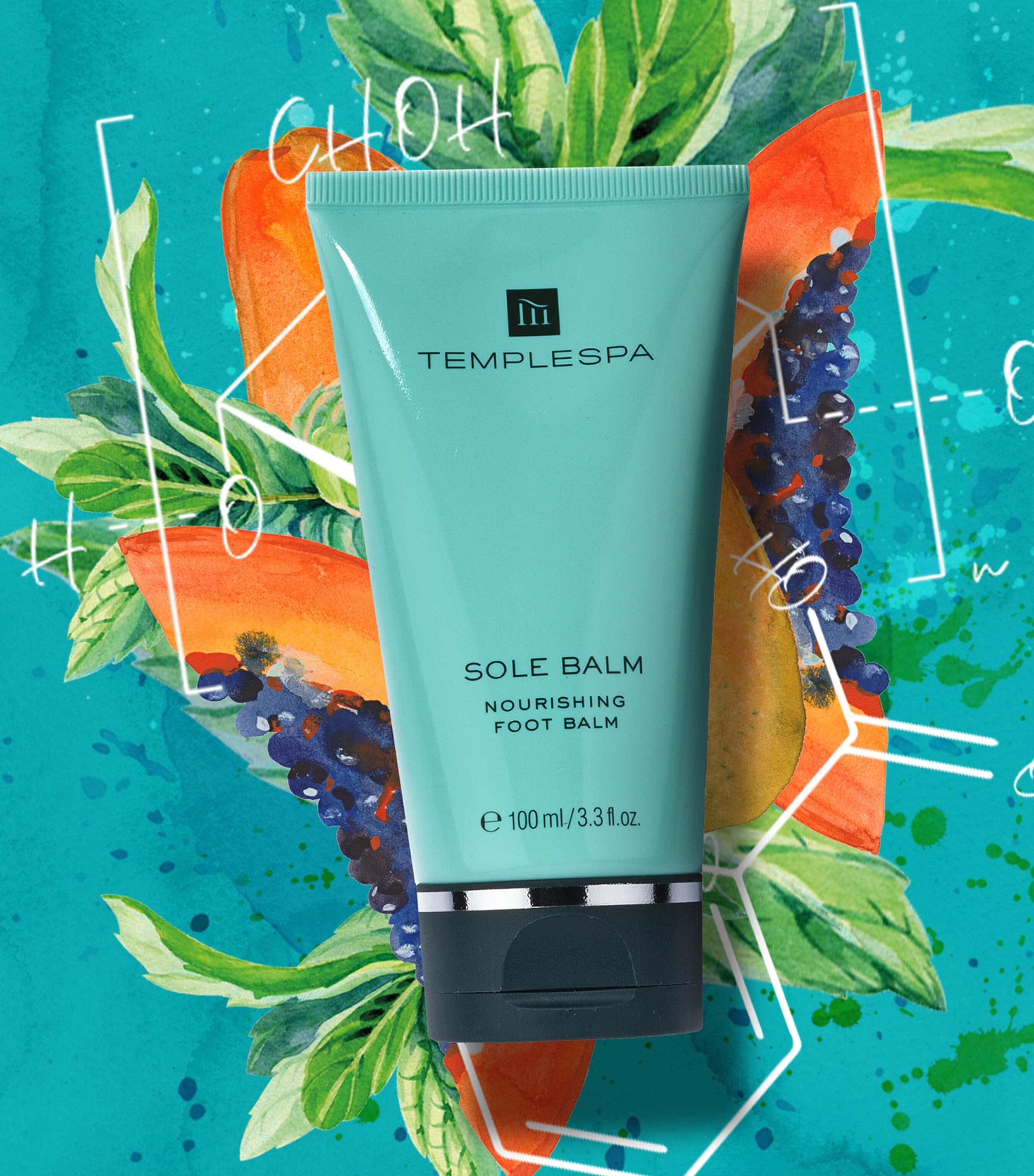 TEMPLESPA Sole Balm (100ml) Image 4