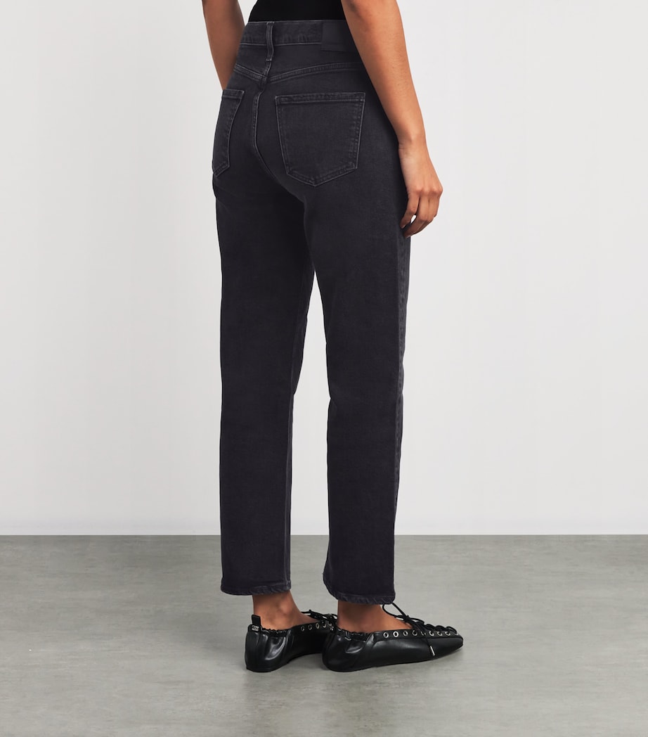 High-Rise Delfina Straight Jeans WLOW Image 4