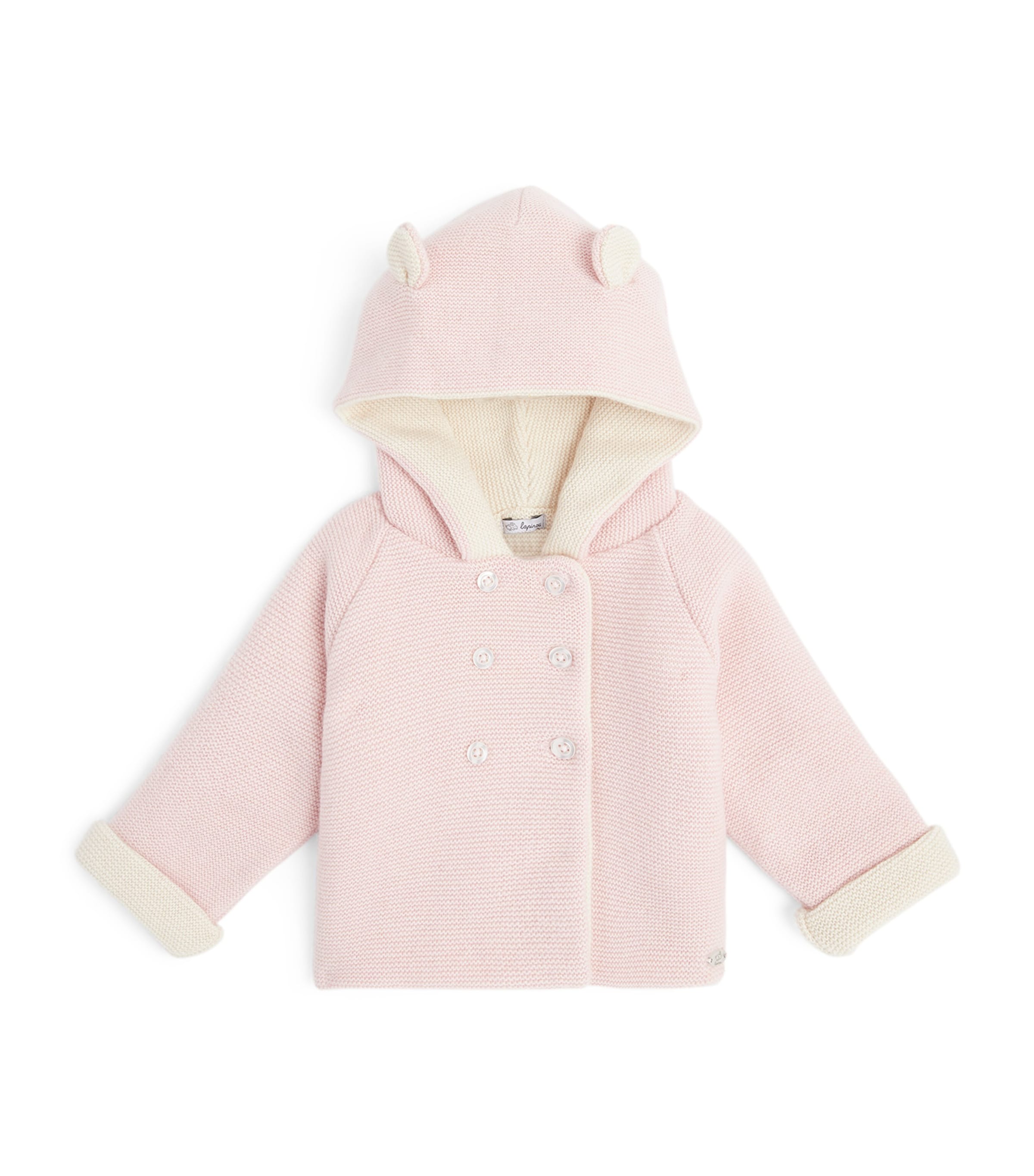 Teddy Coat (1-9 Months) PALE PINK Image 1