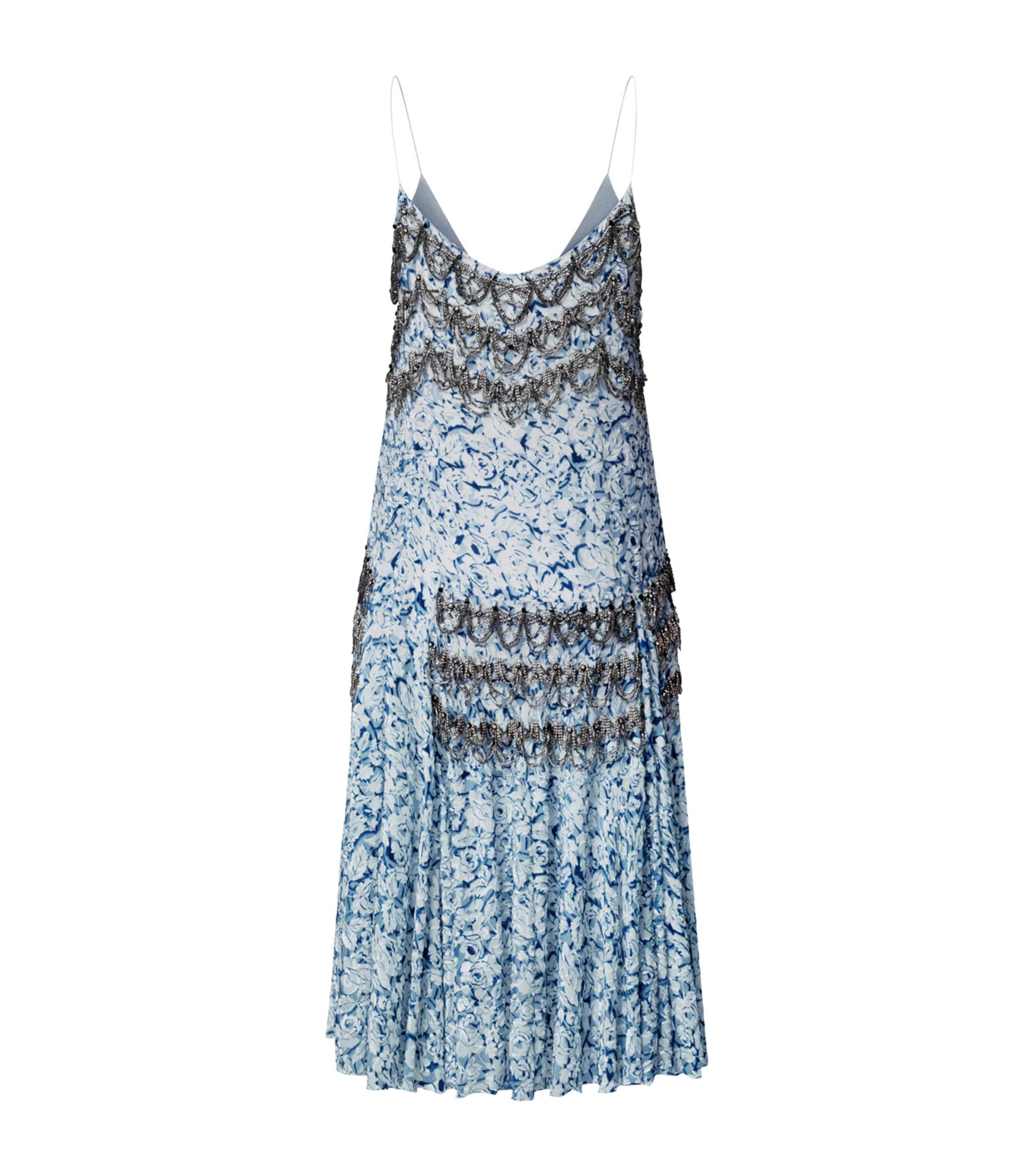 Crystal-Embellished Slip Dress MULTI Image 2