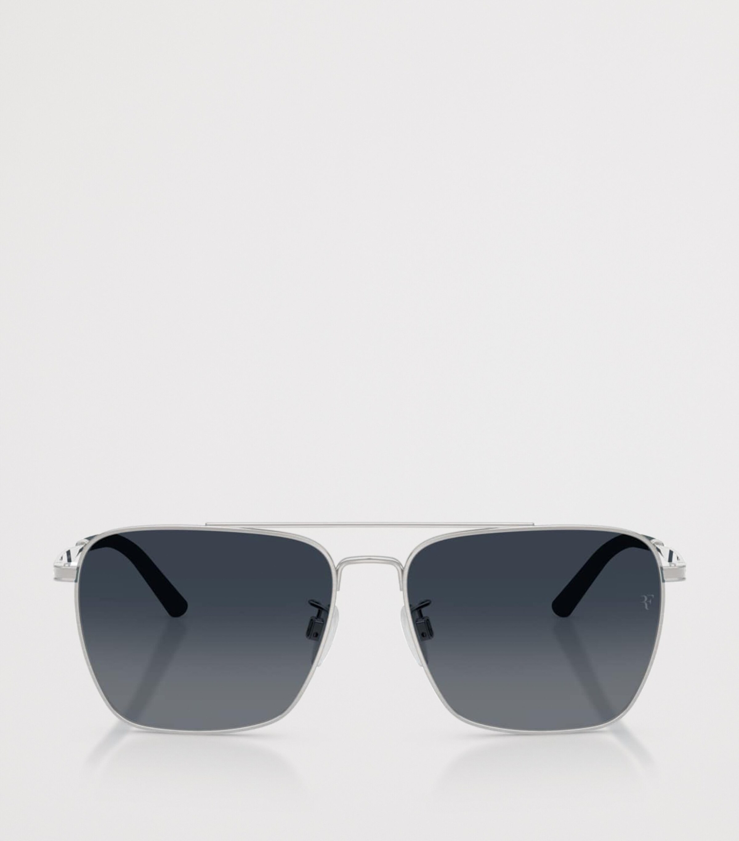 Oliver Peoples Metal R-15 Square Sunglasses Silver Image 9