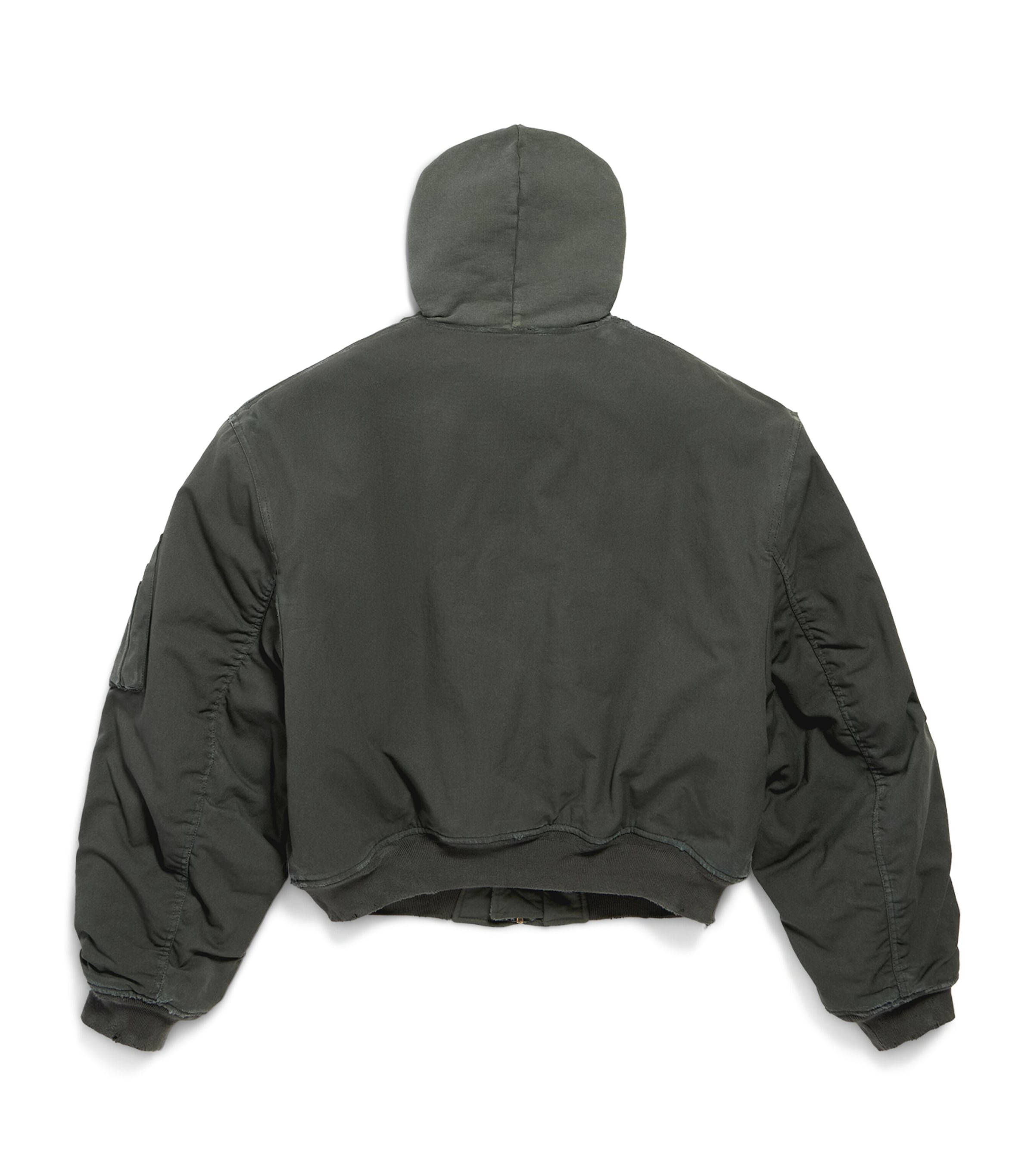 Cotton-Blend Hooded Bomber Jacket 1140 Image 6