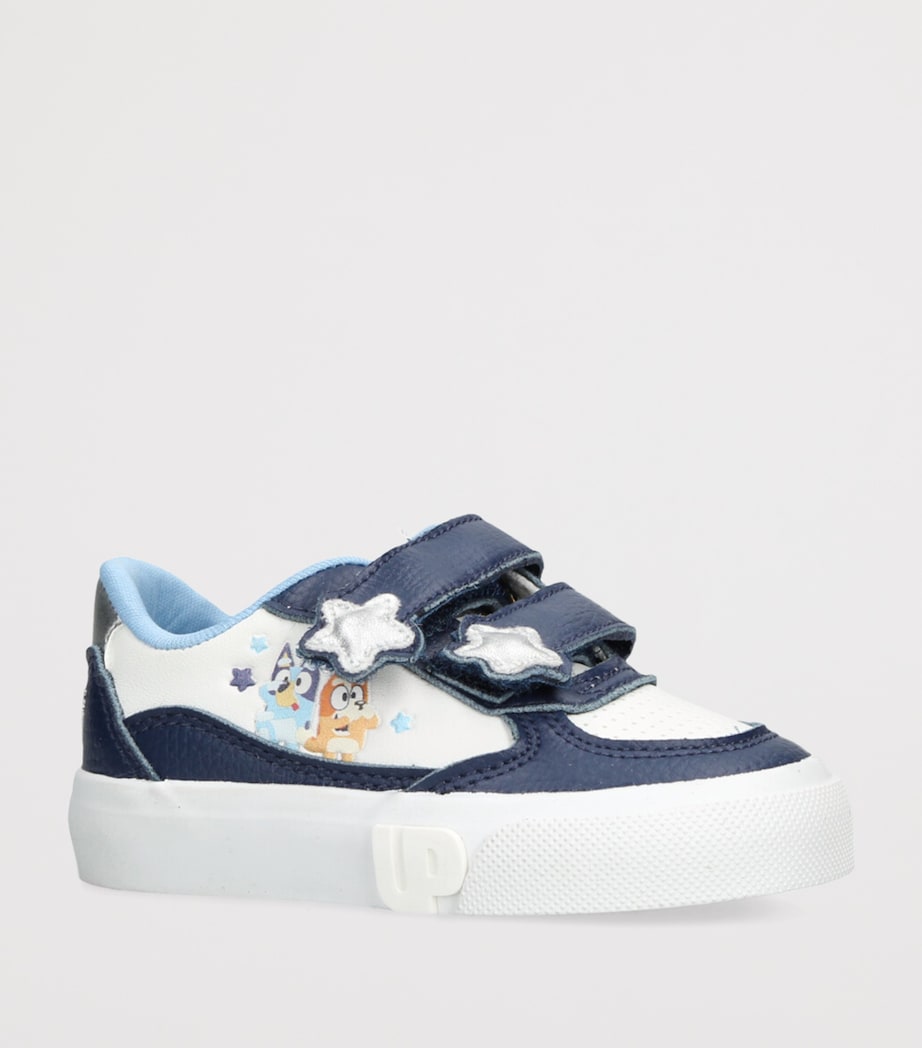 Bluey Velcro Sneakers WHITE/NAVY Image 3