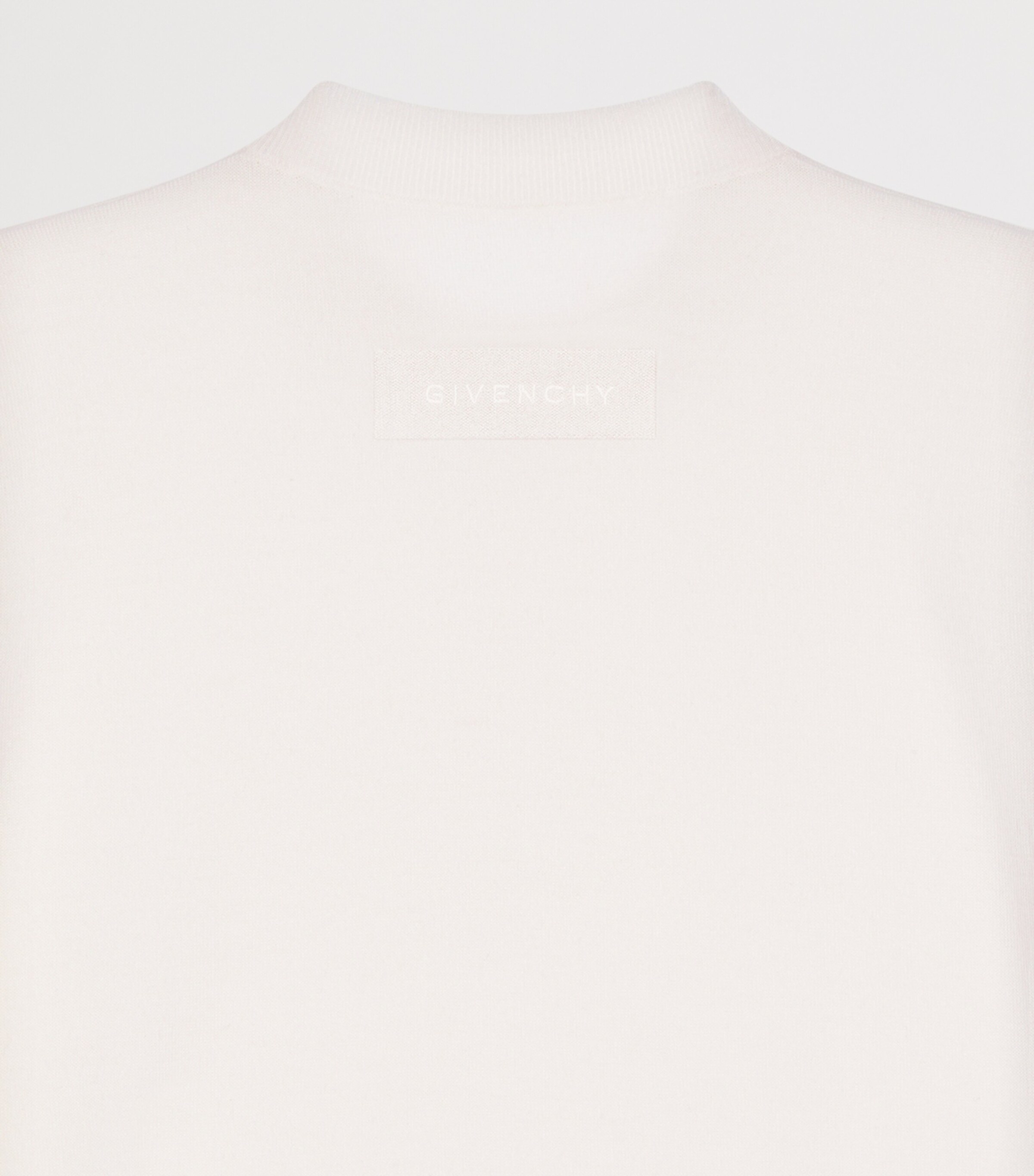 Givenchy Womens Cashmere Short-Sleeve Sweater Ecru Image 2