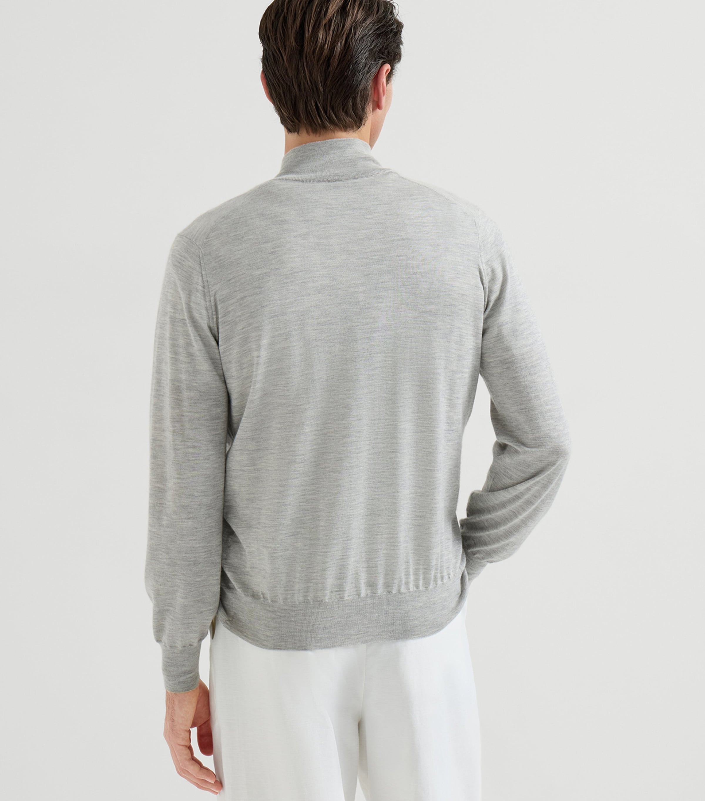 Brunello Cucinelli Mens Cashmere-Silk Cardigan Image 5