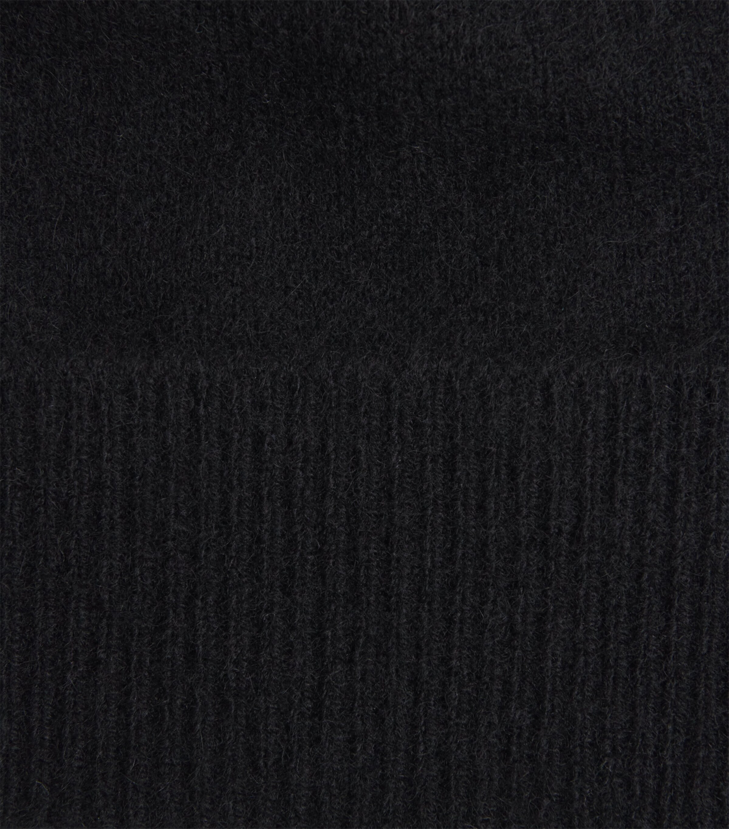 Cashmere Brushed Beanie BLACK Image 3