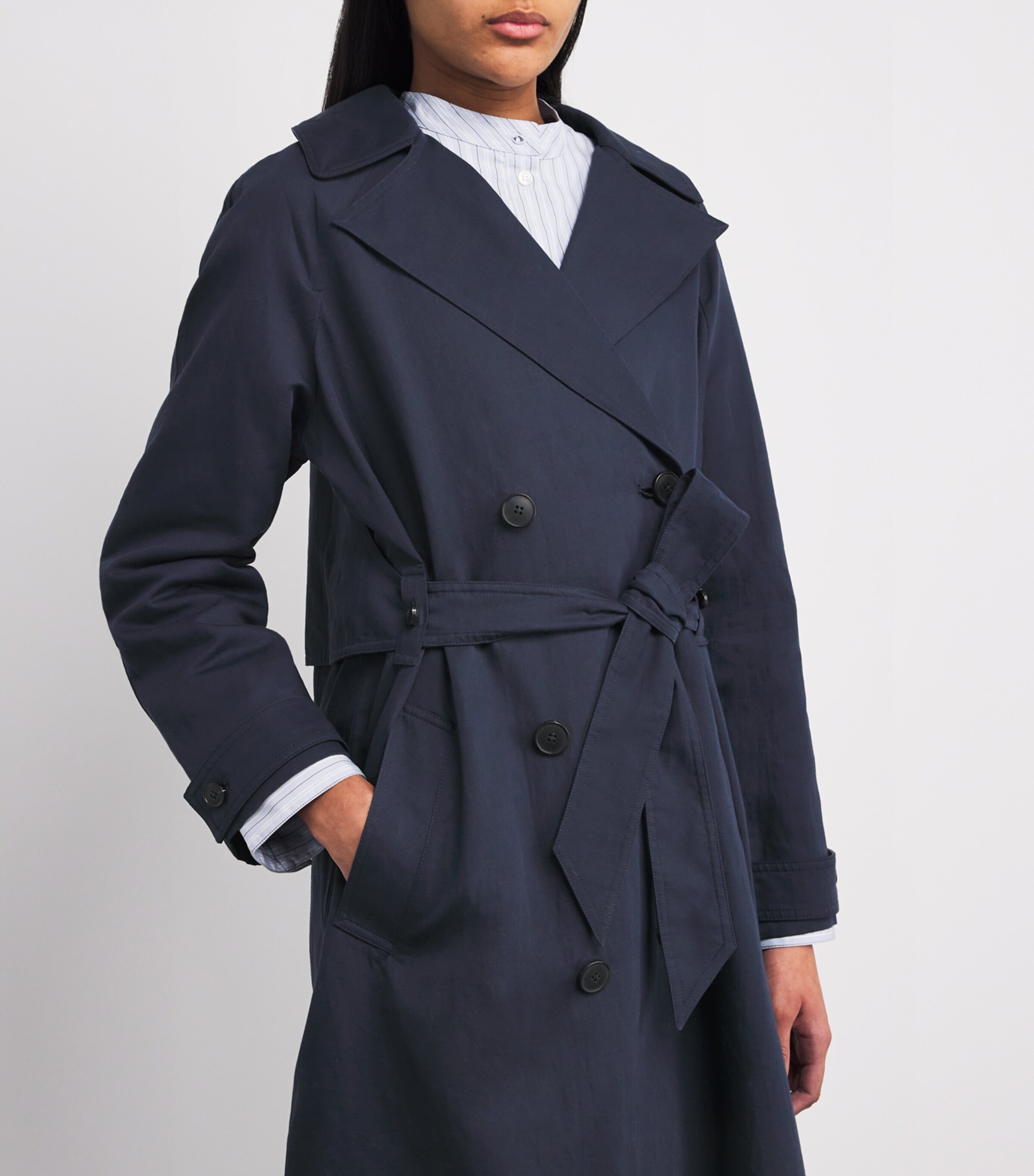 Cotton-Blend Trench Coat A7181 Image 6