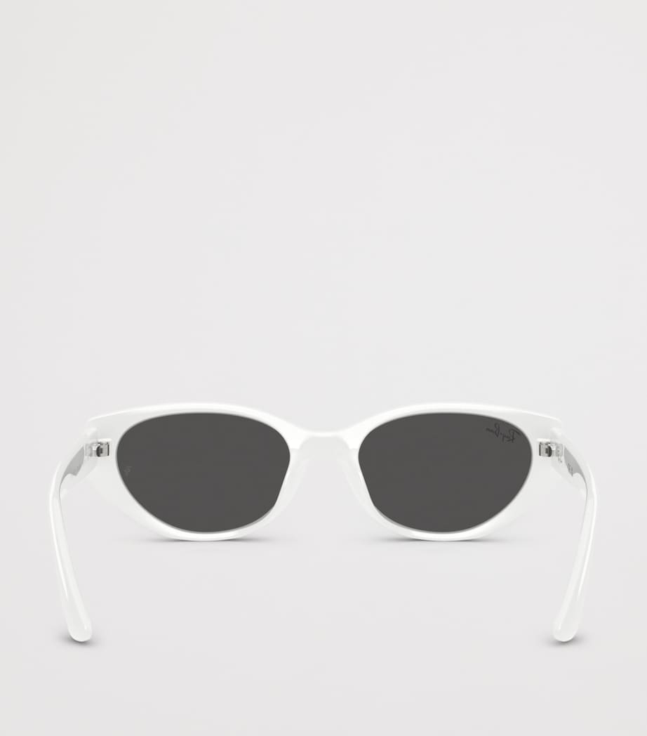 Ray-Ban RB4457D Bio-Based Sunglasses White Image 4