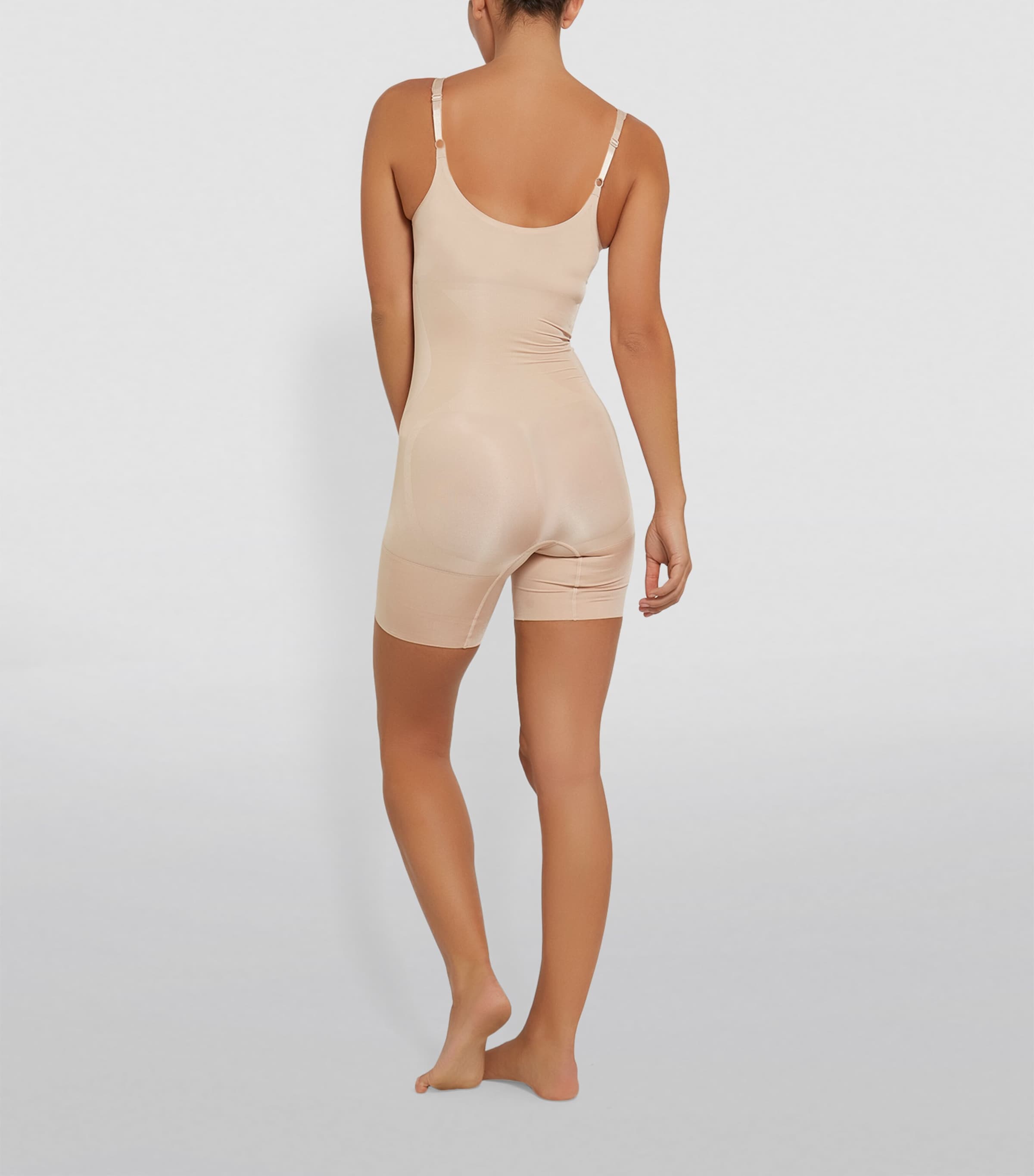 SPANXsculpt OnCore Open-Bust Mid-Thigh Bodysuit - Firm Control NO COLOUR Image 4