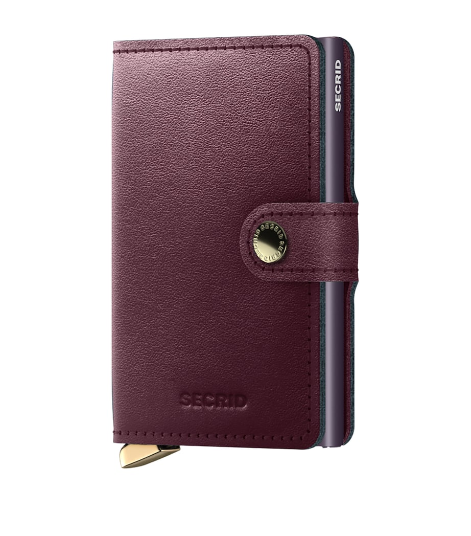 Leather Dusk Miniwallet BORDEAUX Image 4