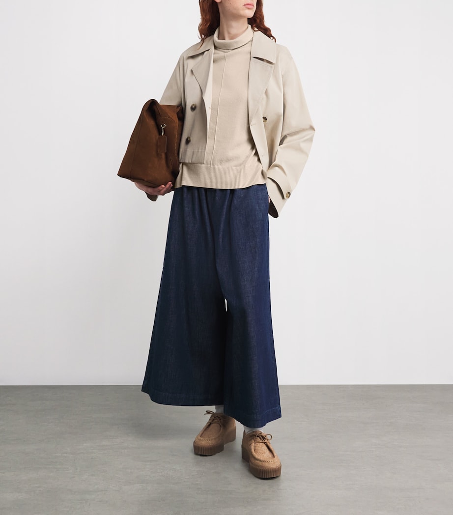 Wool-Cashmere Roll-Neck Sweater BEIGE Image 2