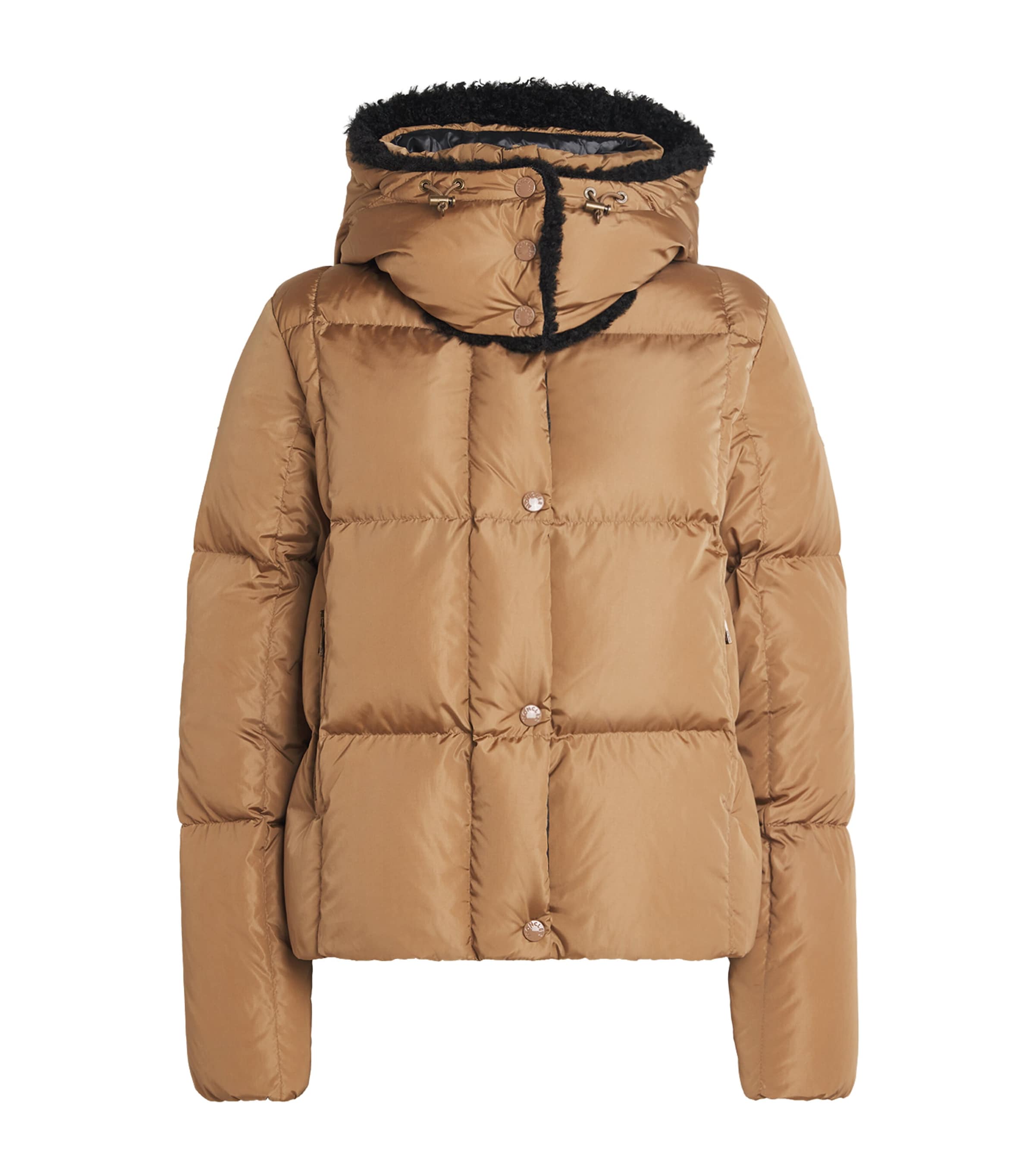 Moncler Down Water-repellent Castelnou Jacket In Neutral