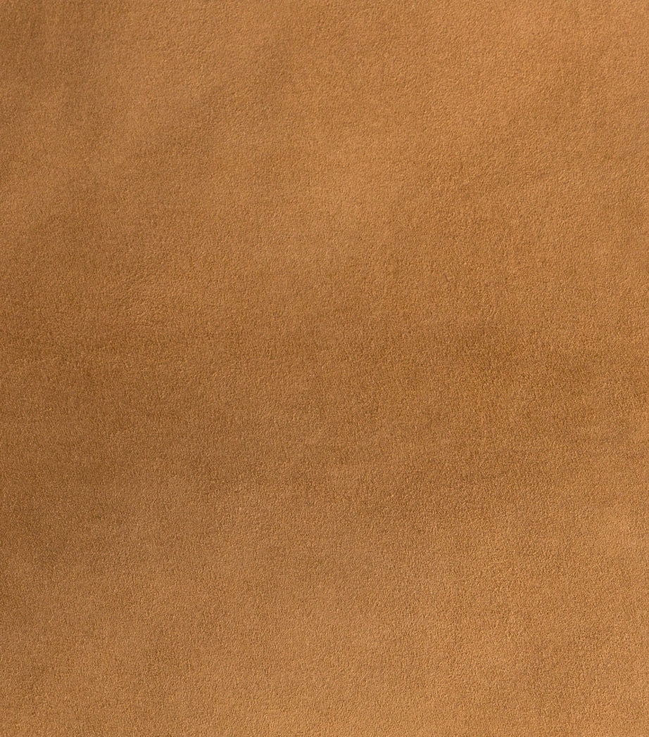 Frette Suede Bed Runner (120cm x 260cm) Camel Image 5