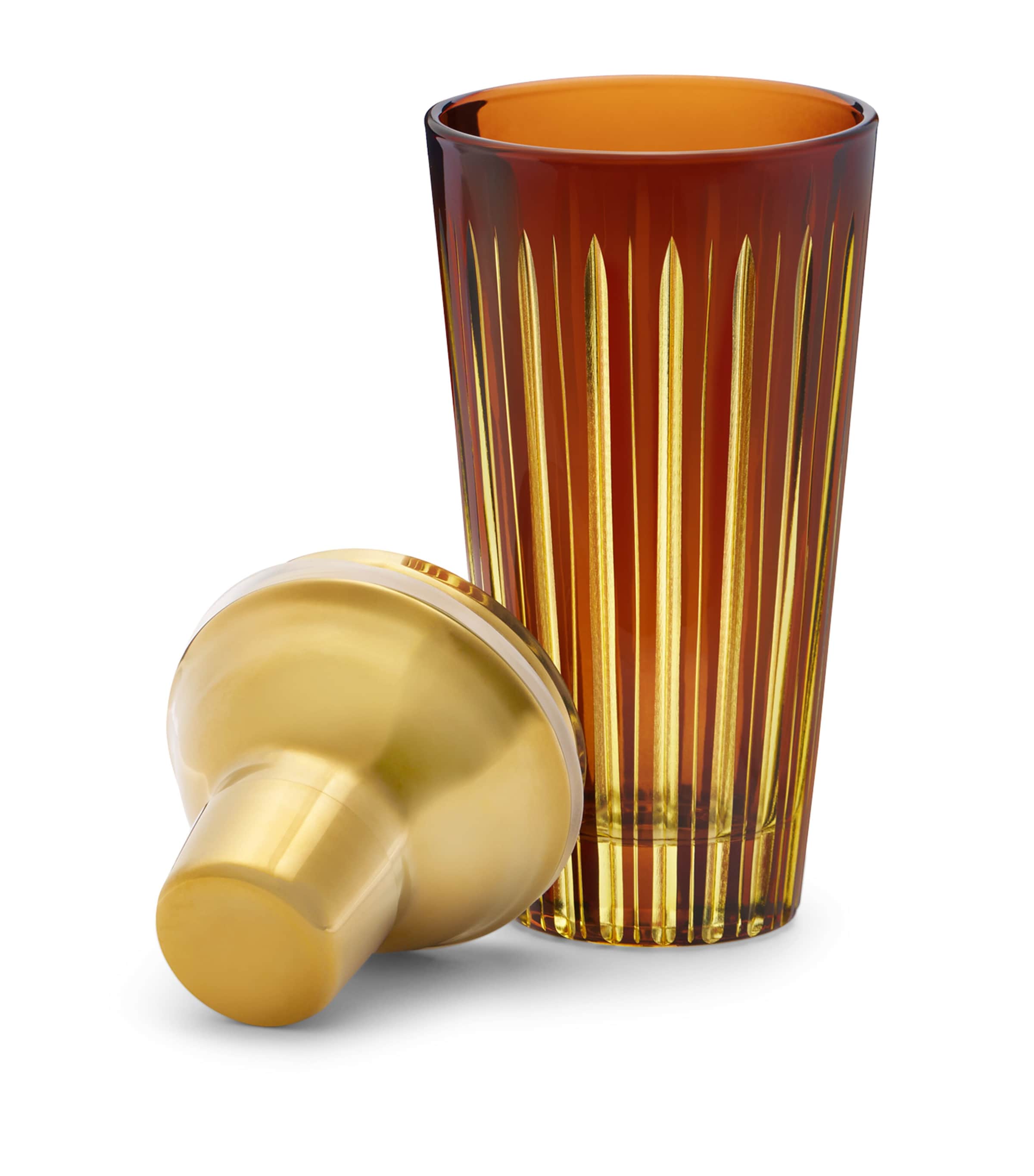 L'Objet Prism Cocktail Shaker Amber Image 2