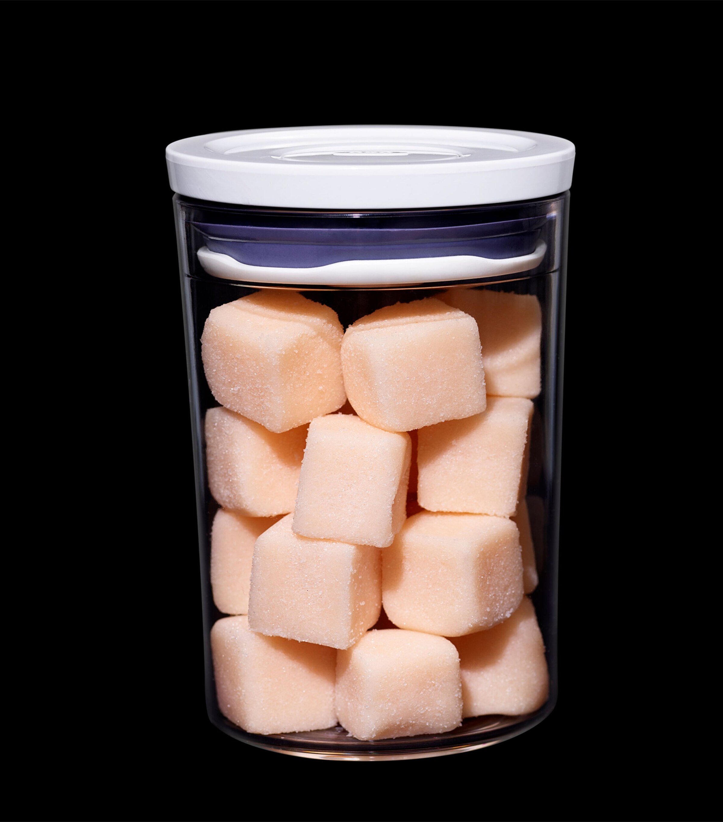 Set of 3 POP Canisters CLEAR/WHITE Image 10