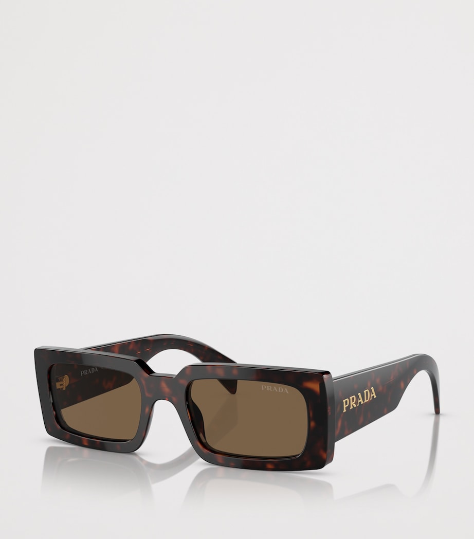 Acetate PR A07S Rectangular Sunglasses 16N5Y1 Image 2
