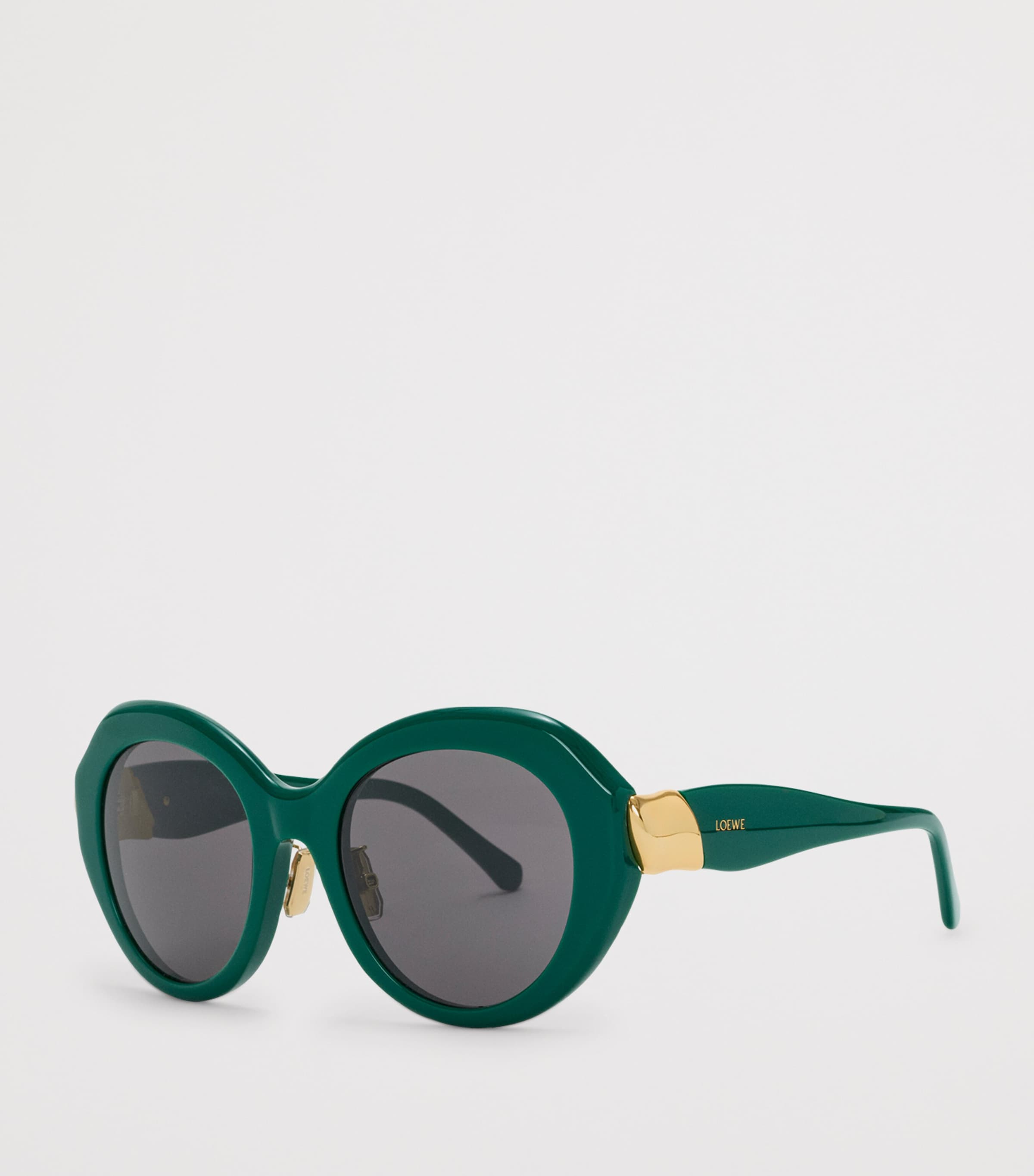 LOEWE Coil Butterfly Sunglasses Emerald Green Image 2