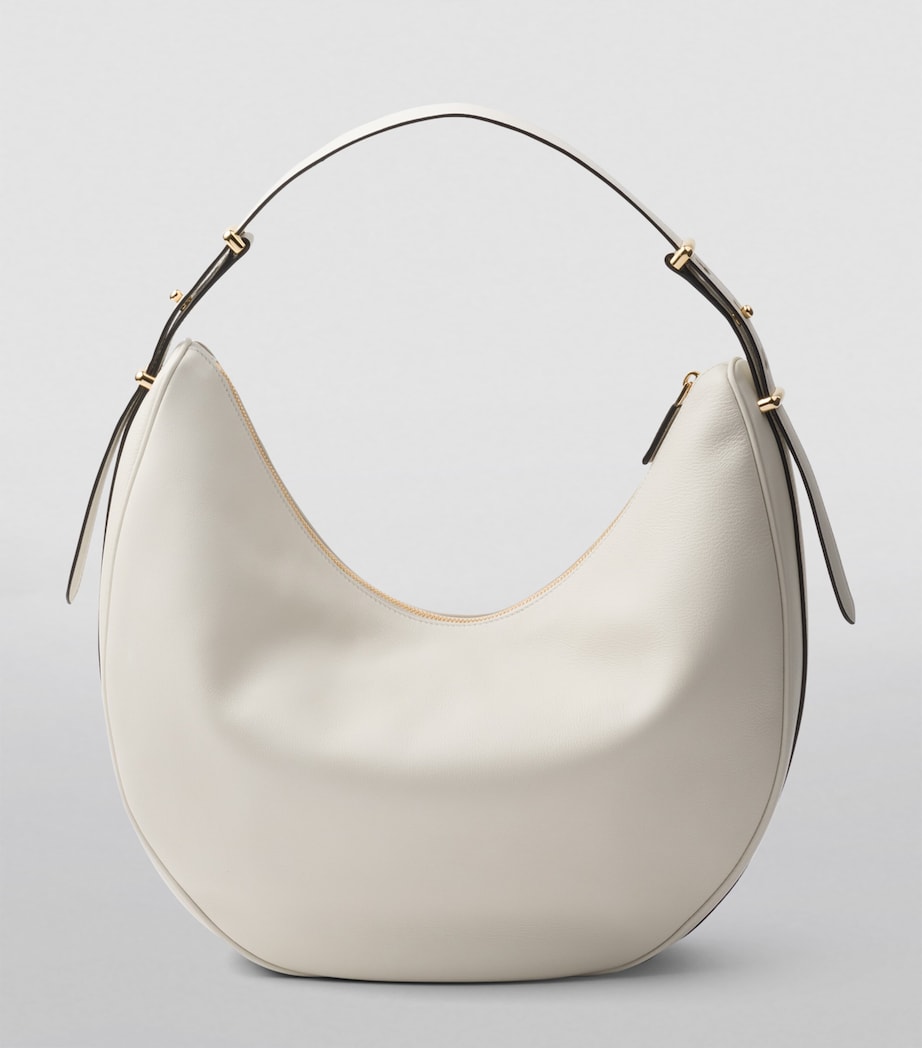 Large Leather Arqué Shoulder Bag F0PG7 Image 3