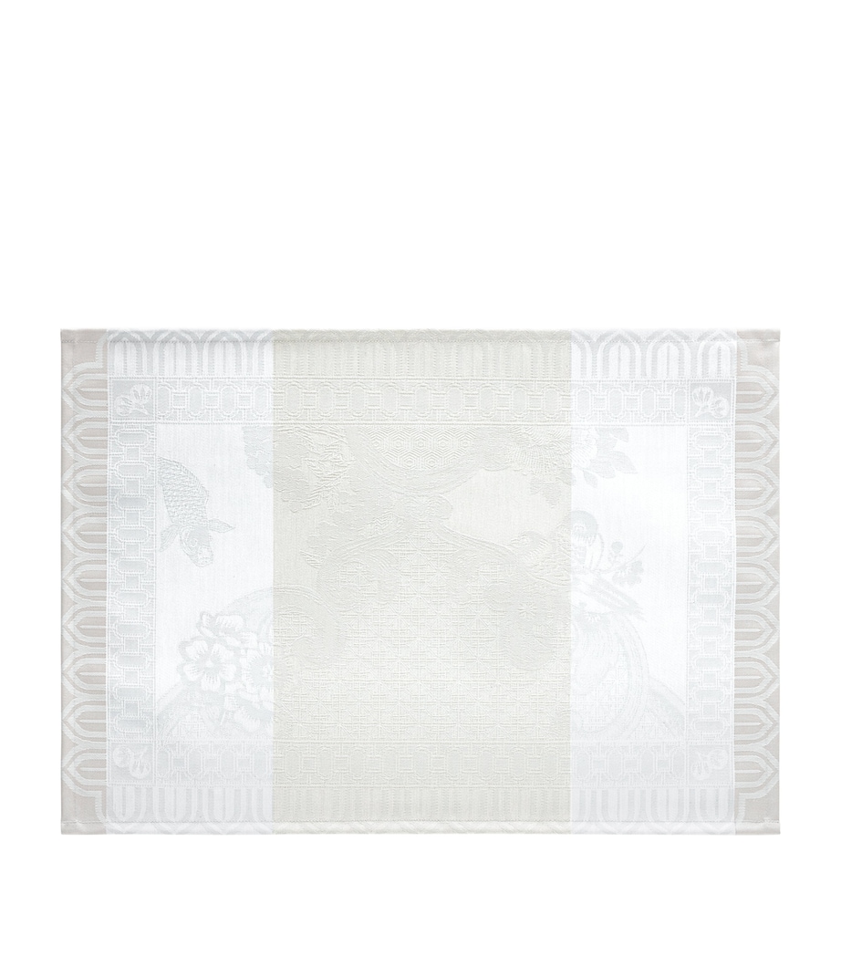 Le Jacquard Français Cotton Promenade Impériale Placemat (50cm x 36cm) Grey Image 1