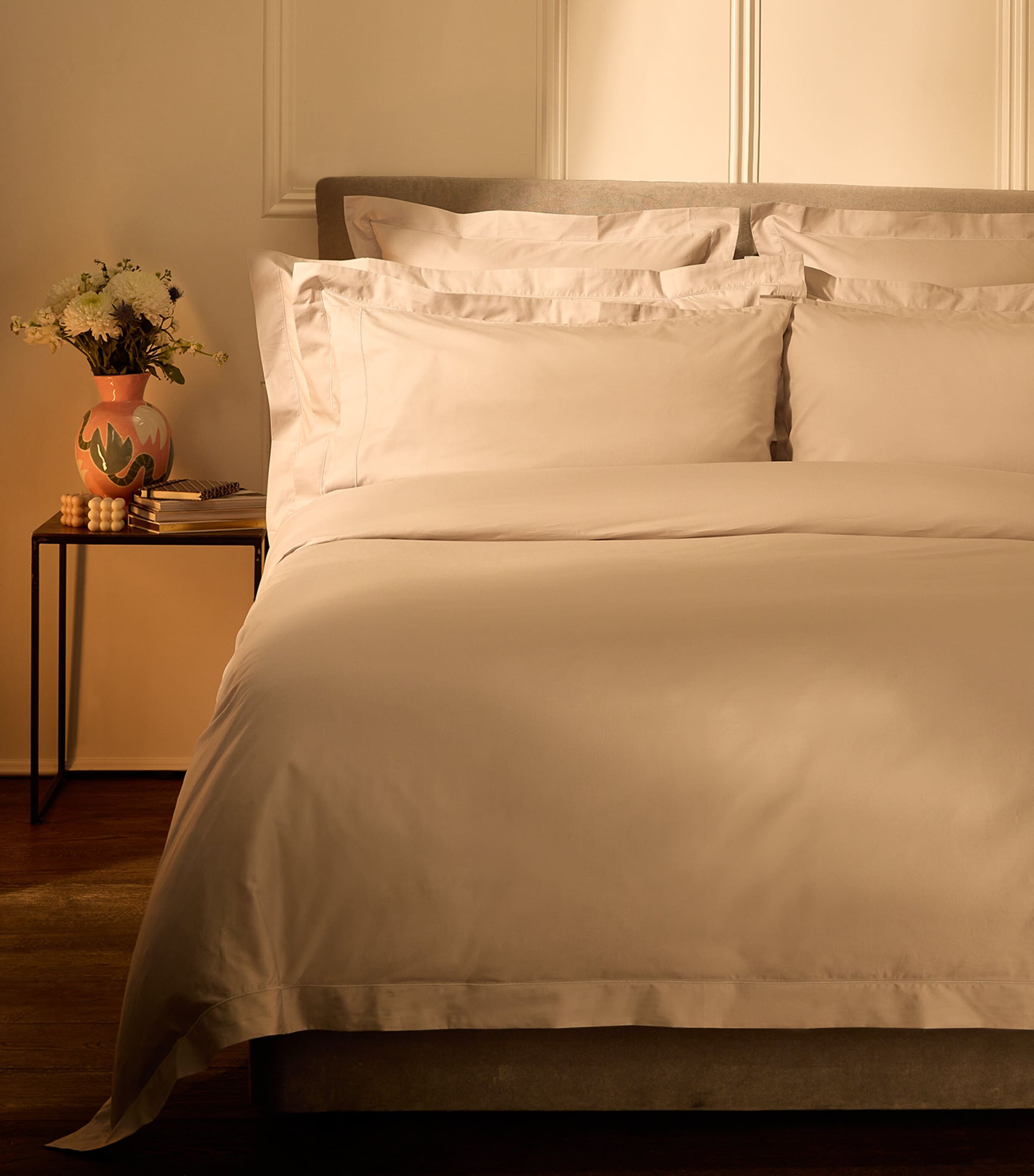 Chester King Pillowcase Pair (50cm x 90cm +5cm) COOL GREY Image 2