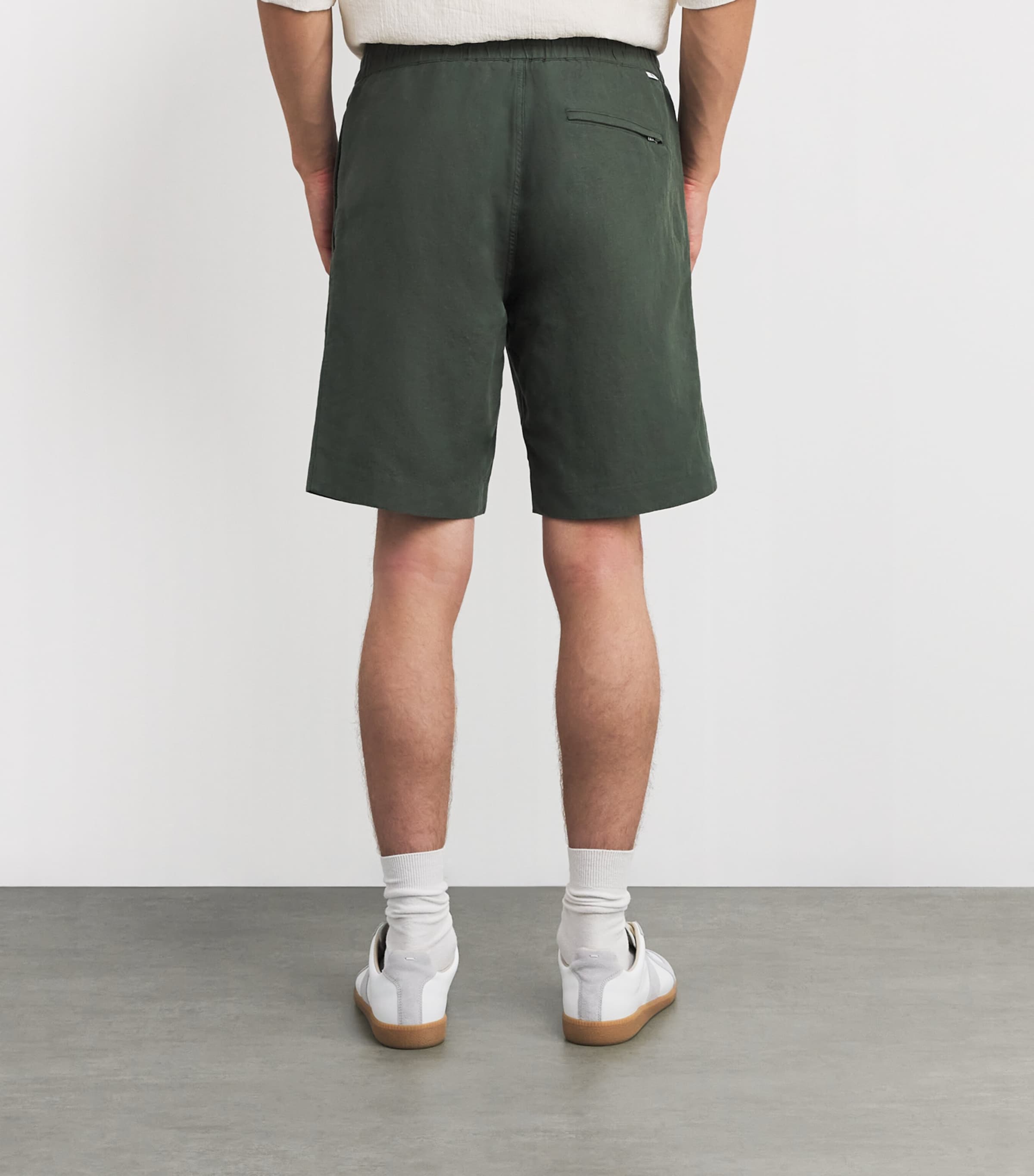 Linen Straight Shorts CLIMB IVY 190307TCX Image 4