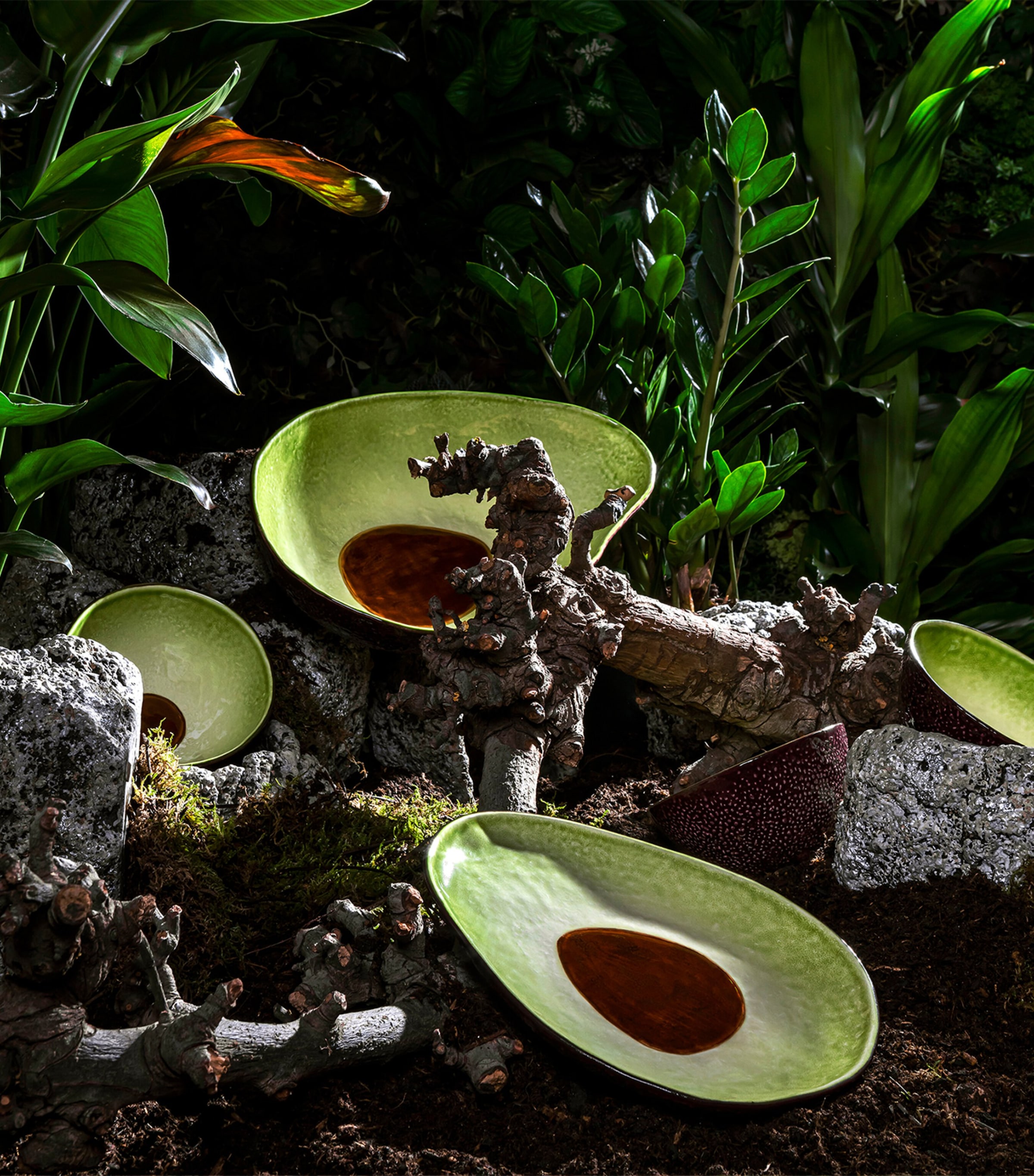 Avocado Salad Bowl (23cm) GREEN Image 3