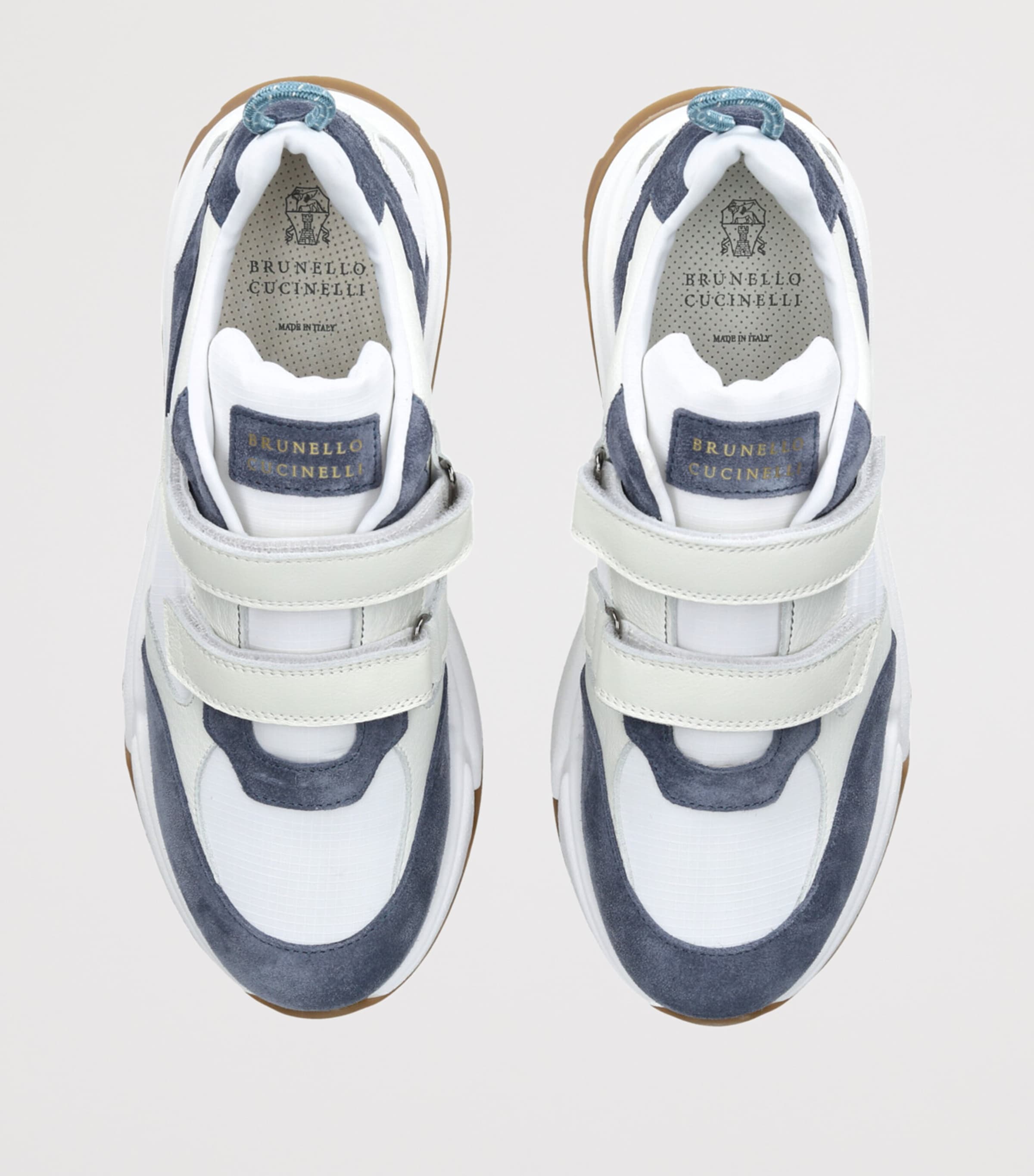 Velcro Sneakers WHITE/NAVY Image 4