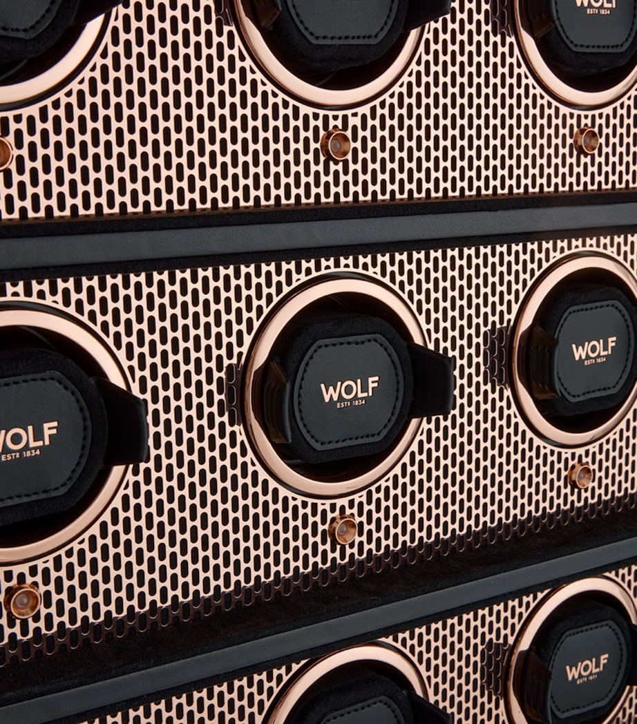 Axis 12-Piece Watch Winder Cabinet COPPER Image 4