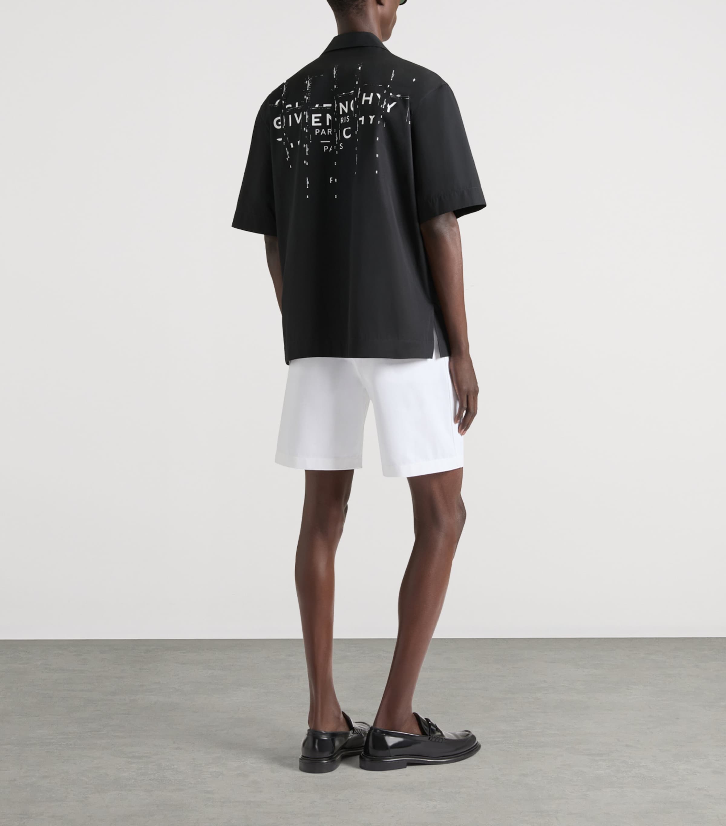 Givenchy Mens Logo Short-Sleeve Shirt Image 3