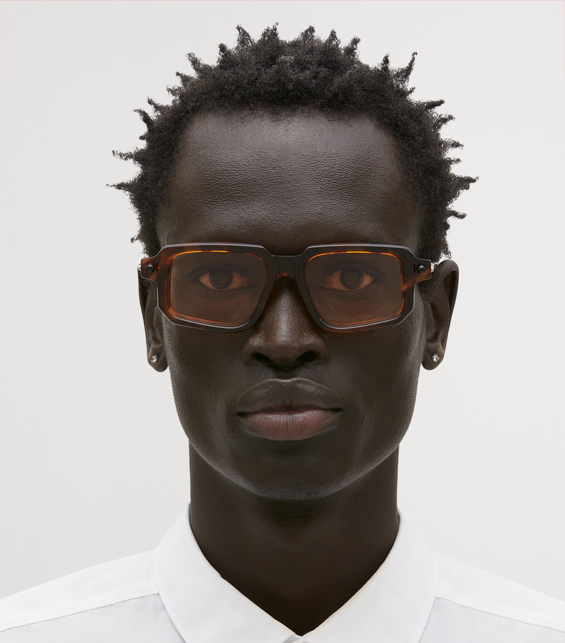 Kuboraum Acetate Mask P23 Sunglasses Light Orange Image 2