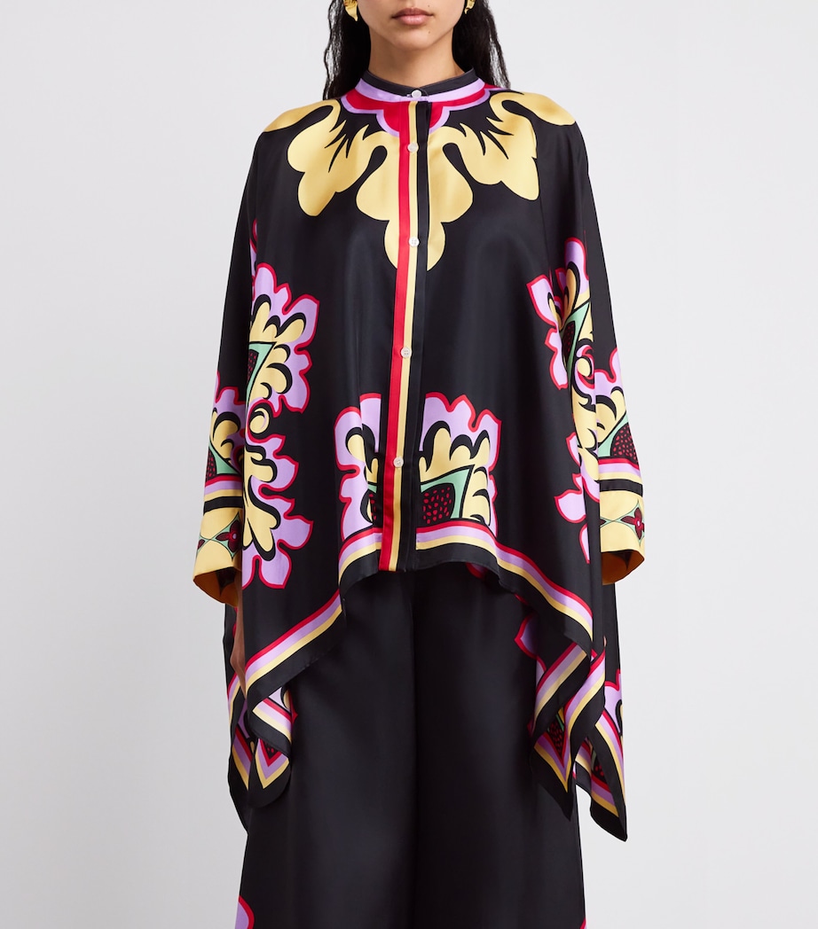 Palazzo Print Foulard Shirt PU02 PALAZZO PLAC�E Image 3