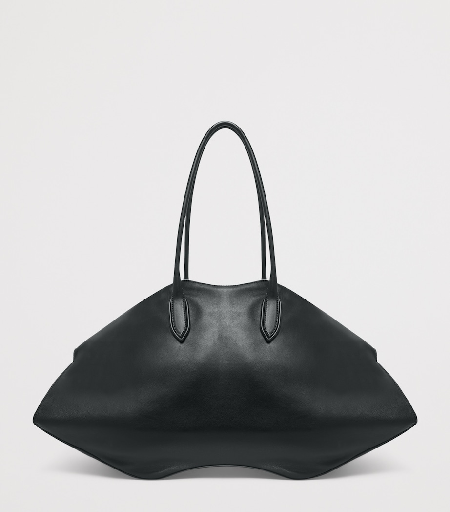 Large Leather Manta Top-Handle Bag 1000 Image 3