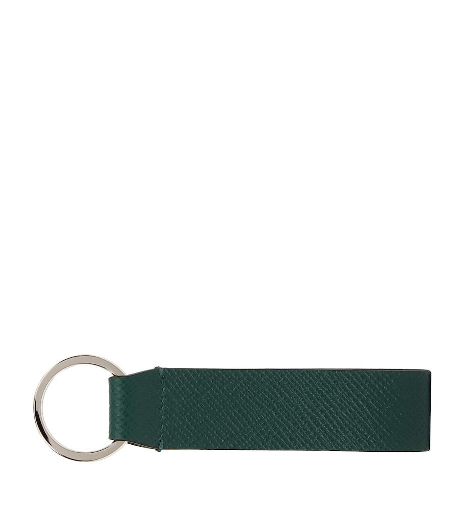 Panama Leather Keyring FOREST GREEN Image 2