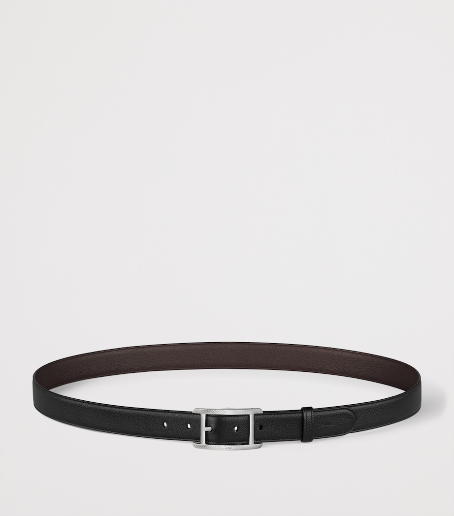 Leather Reversible Tank de Cartier Belt BLACK & BROWN Image 5