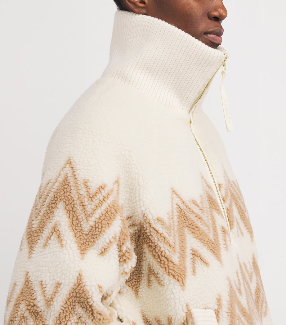 Faux Shearling Hendrik Sweatshirt EGRET Image 6