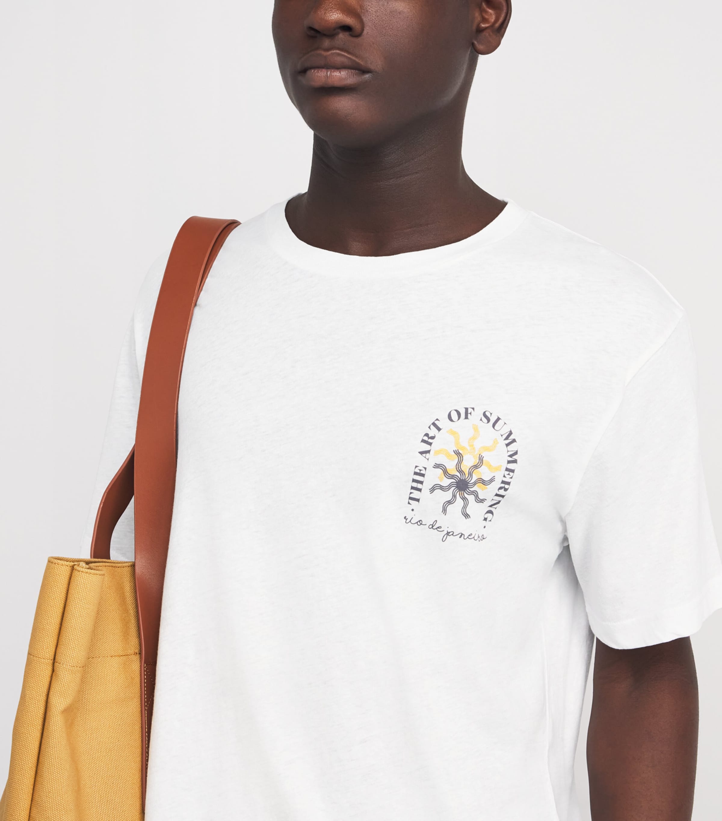 Cotton-Linen Dinis T-Shirt 905-CEDAR GREY Image 6