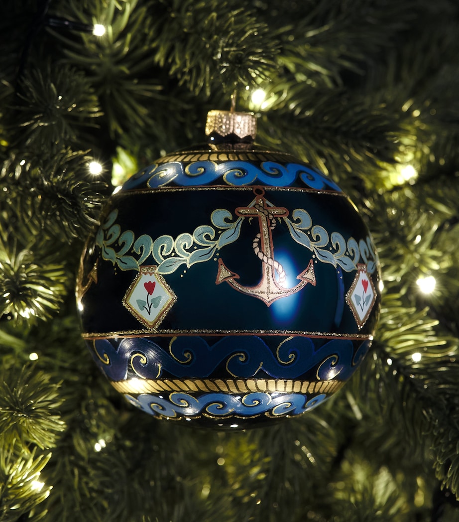 Glitterlab Glass Night Sailor Bauble Image 3