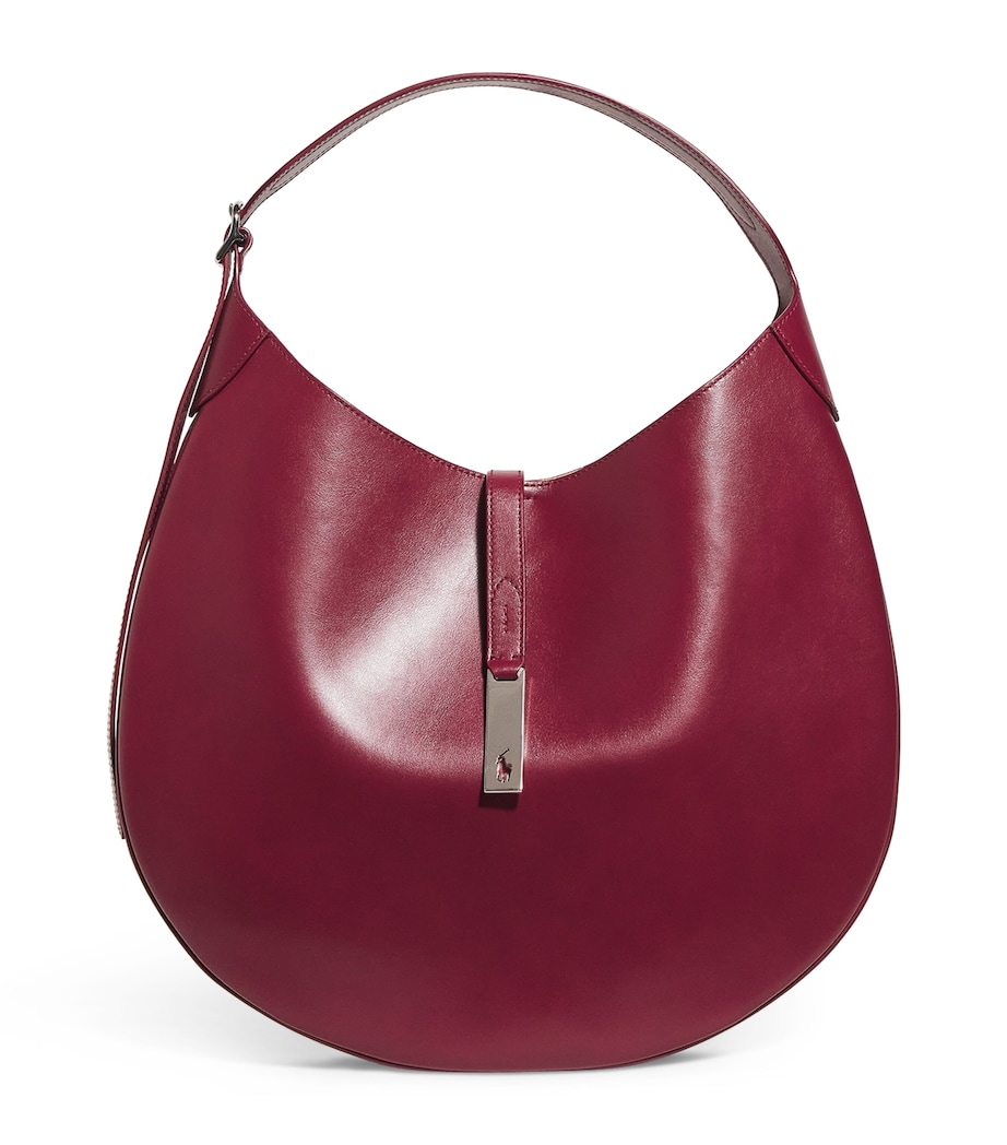 Medium Leather ID Shoulder Bag POMEGRANATE Image 1