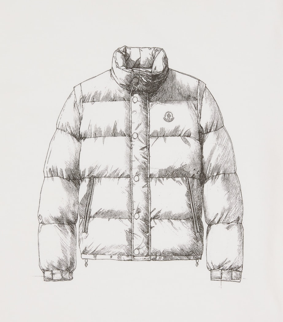 Moncler Enfant Cotton Printed T-Shirt (8-10 Years) Image 2