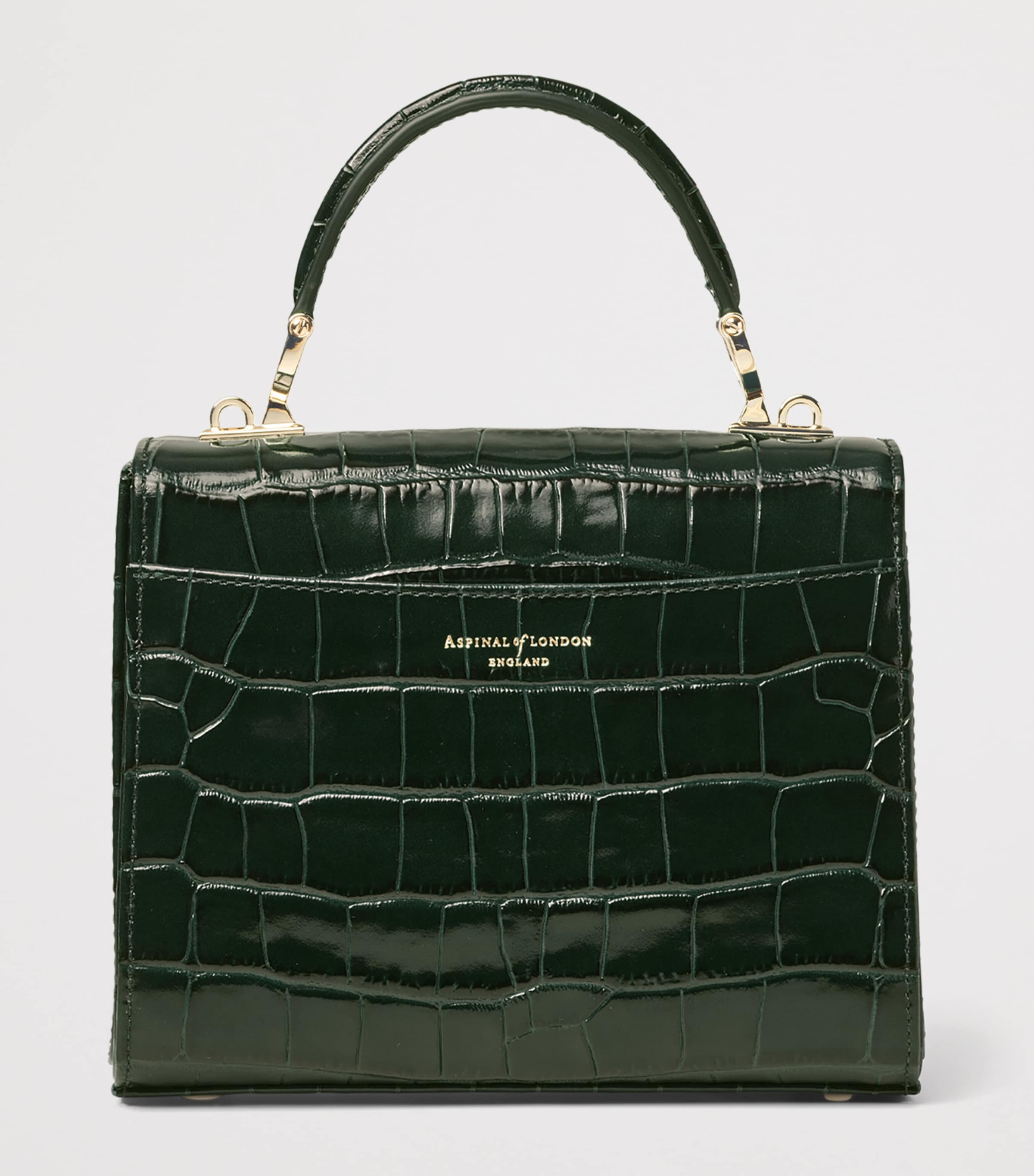 Aspinal Of London Midi Mayfair Top-Handle Bag Evergreen Image 3