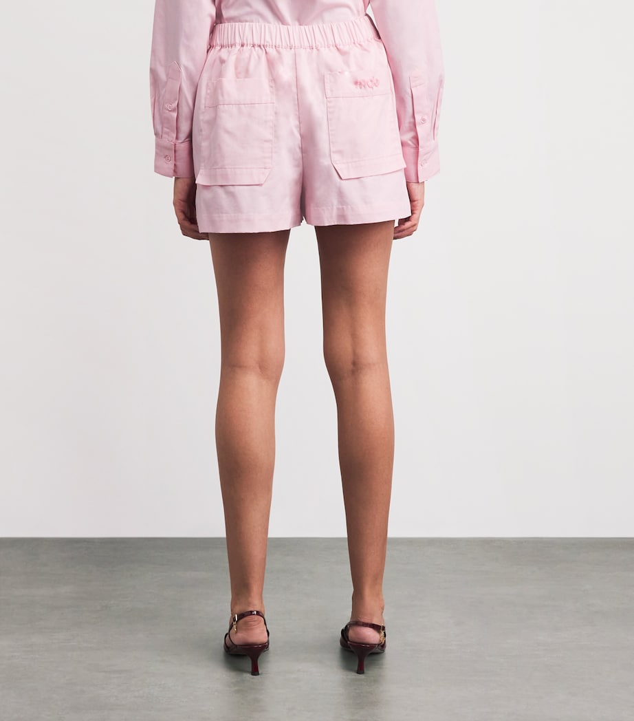 Maje Womens Cotton Shorts Pink Image 5