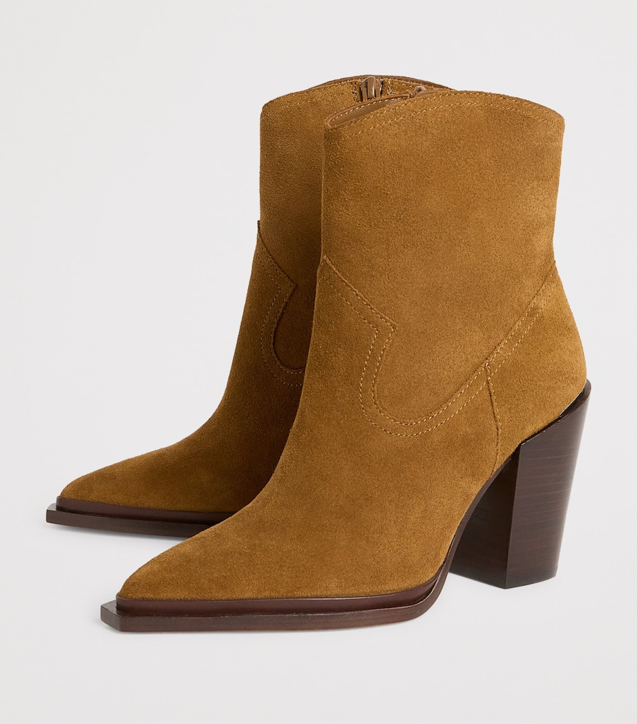 Suede Posey Ankle Boots 85 CHESTNUT Image 2