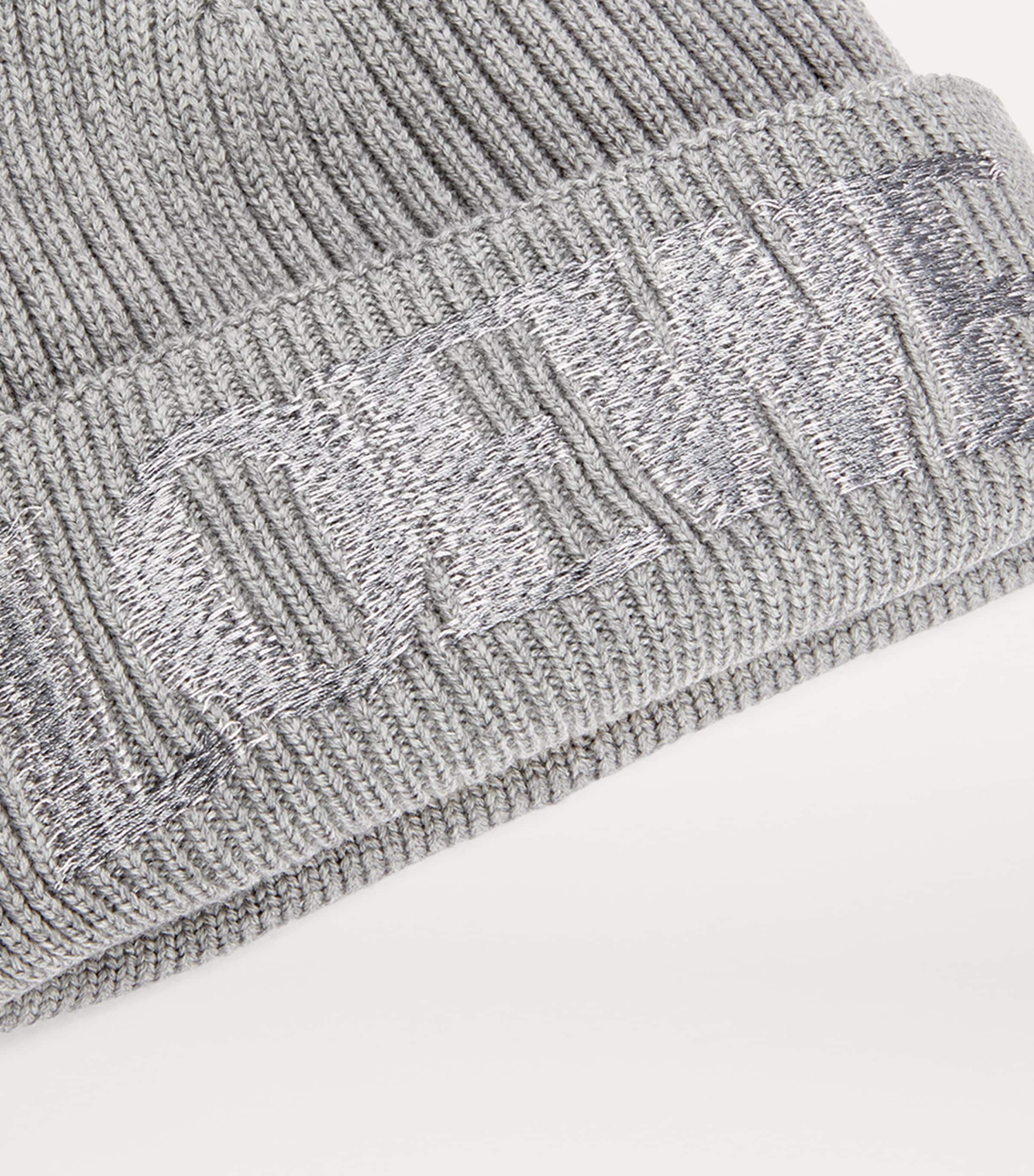 Wool Logo Beanie GREY Image 3