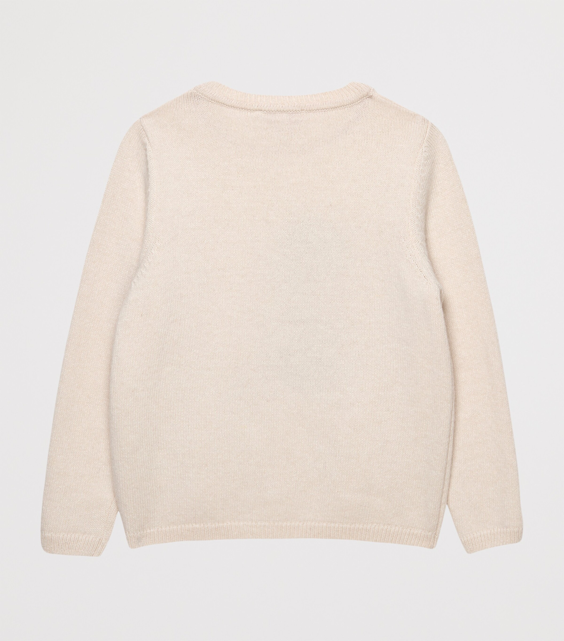 Trotters Wool-Blend Puppy Sweater (6-11 Years) Winter White Image 2