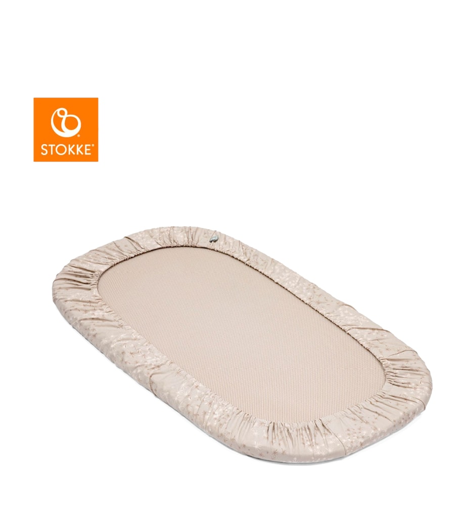 Pack of 2 Snoozi Fitted Sheets DAND BEIGE/VANILLA Image 4