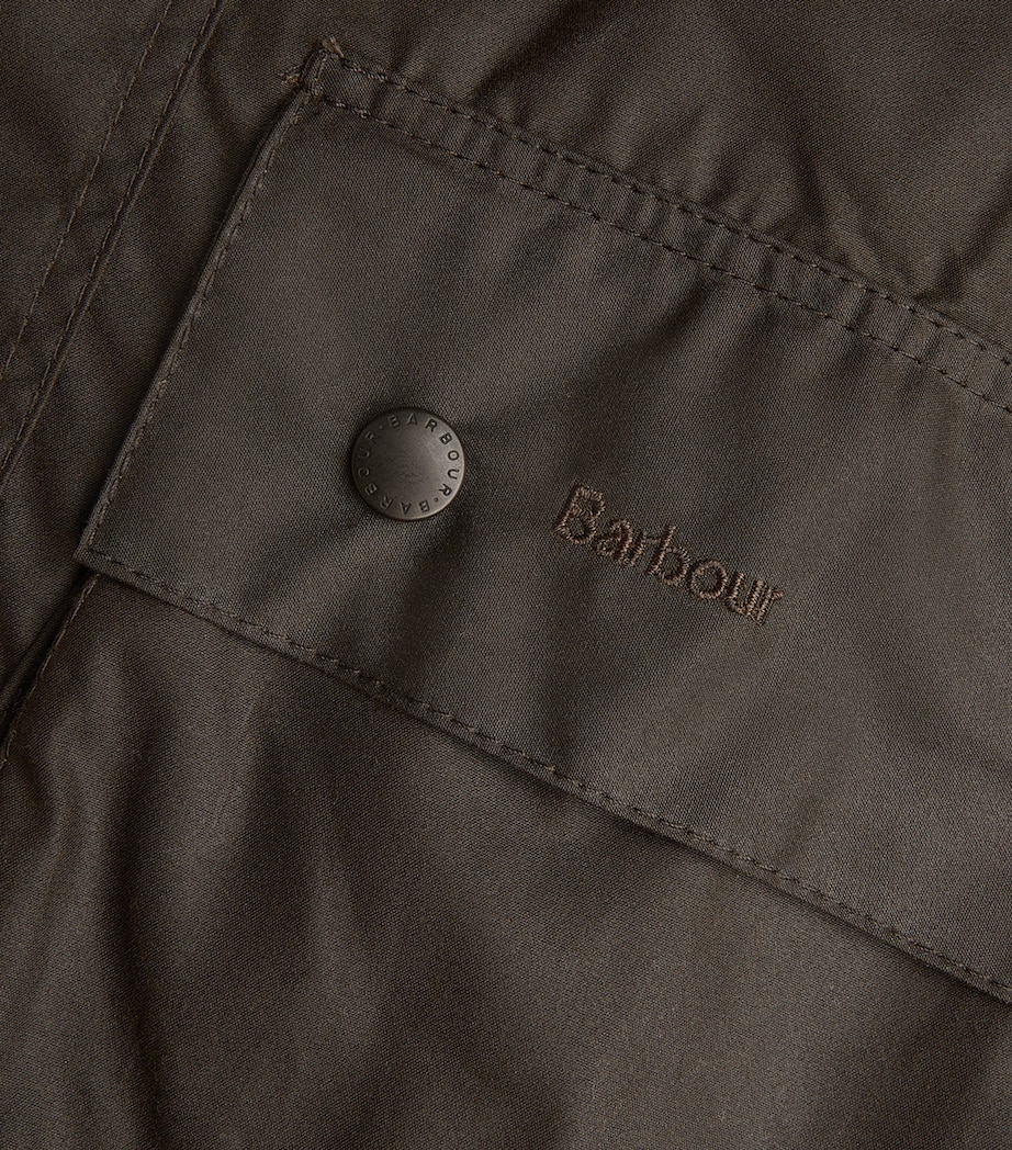 Waxed Beaufort Jacket OLIVE Image 9