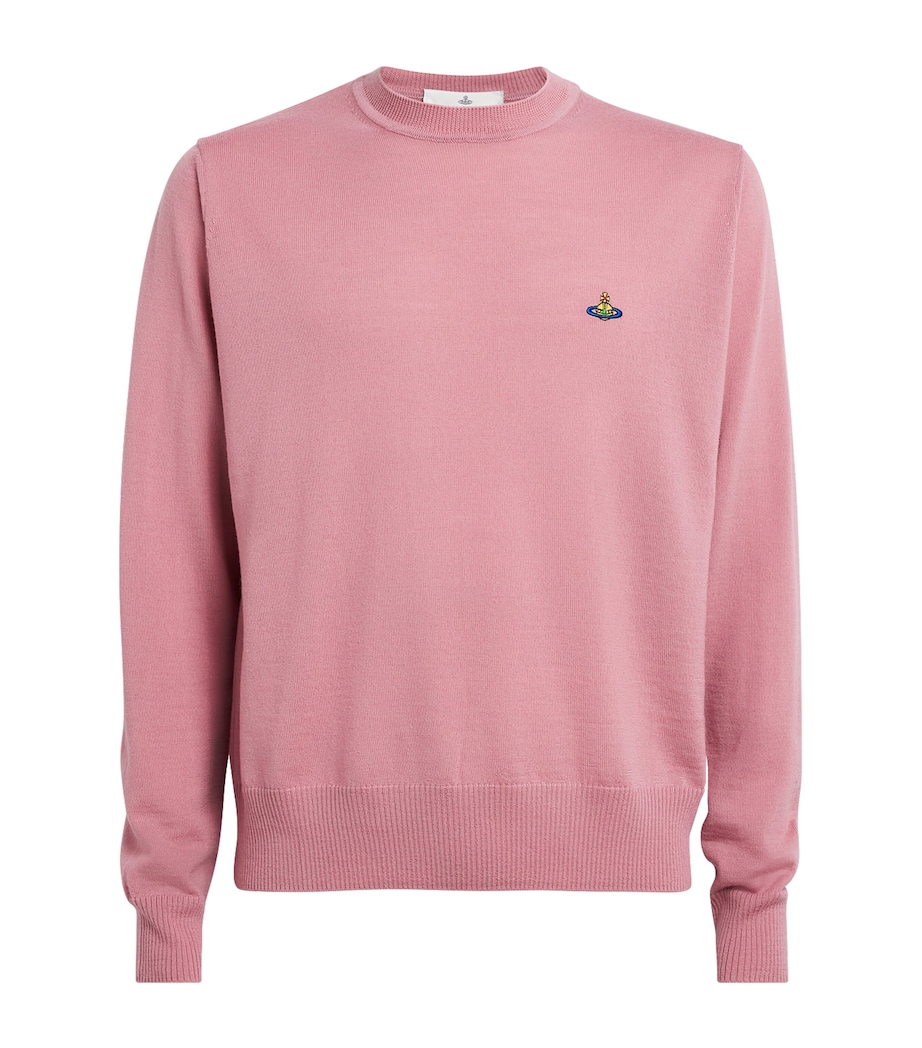 Vivienne Westwood Mens Wool Alex Sweater Rose Image 1