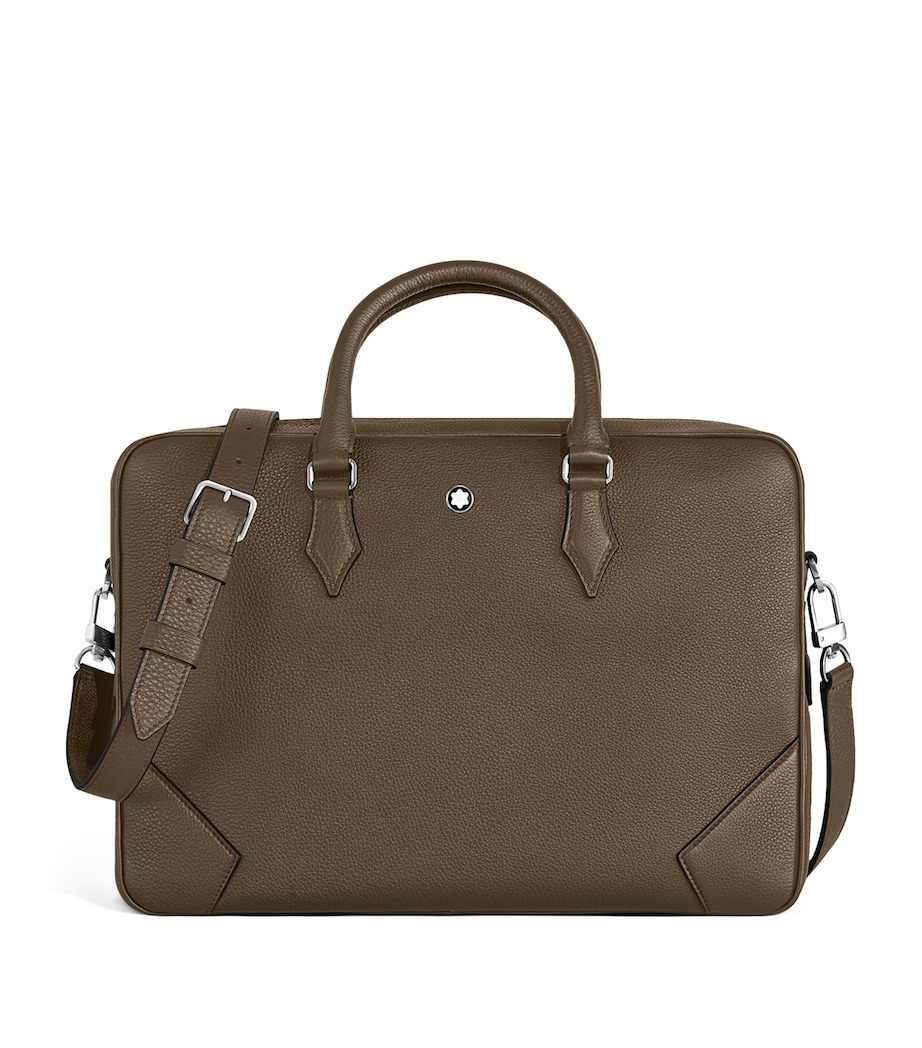 Montblanc Medium Grained Leather Document Case Noisette Image 1